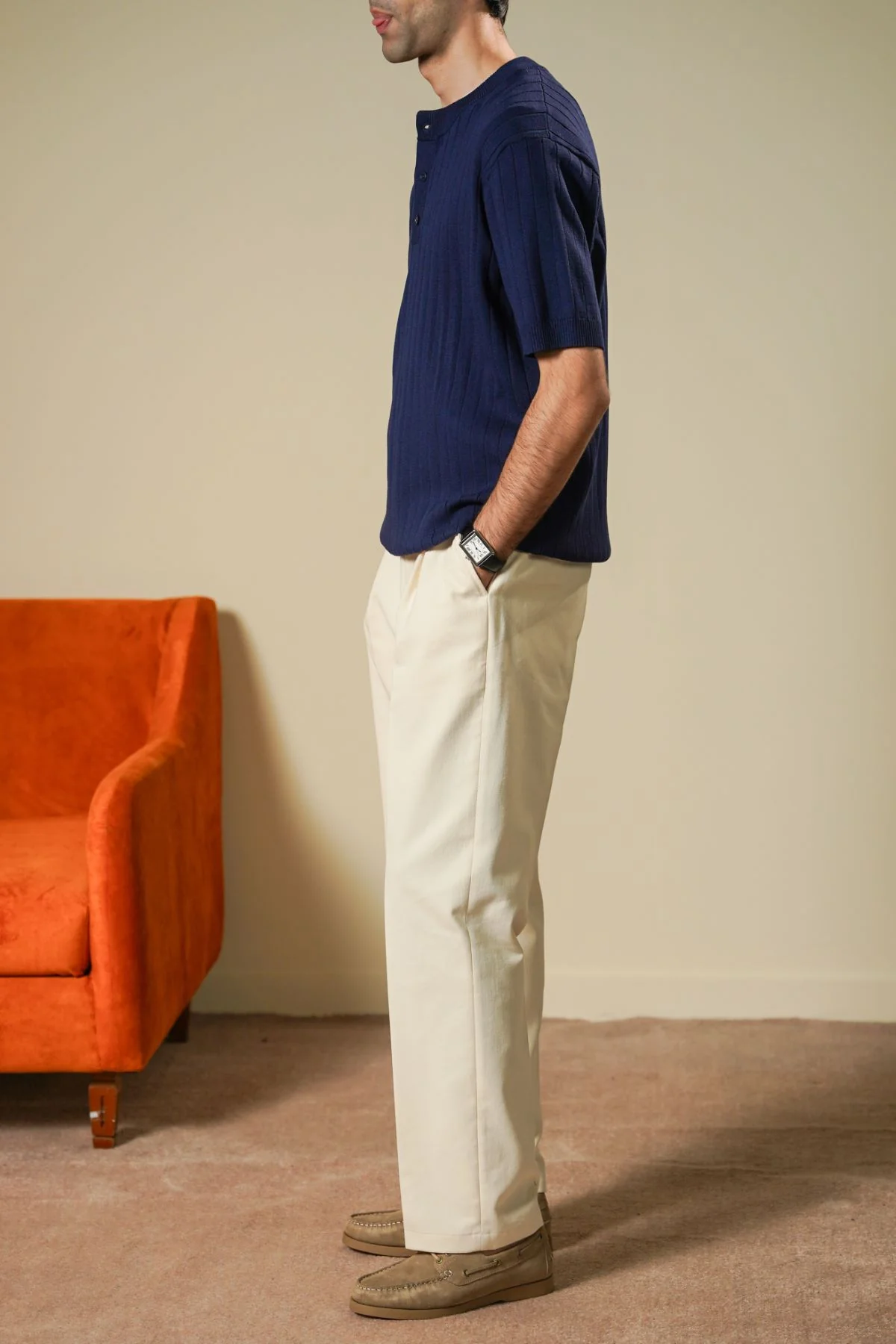 TEXTURED HENLEY - Image 5