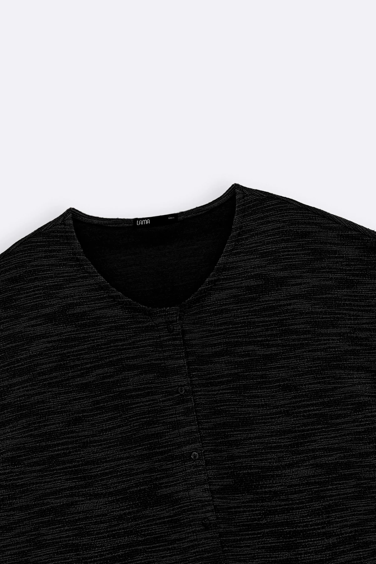 TEXTURED KNIT BUTTON-DOWN - Image 6
