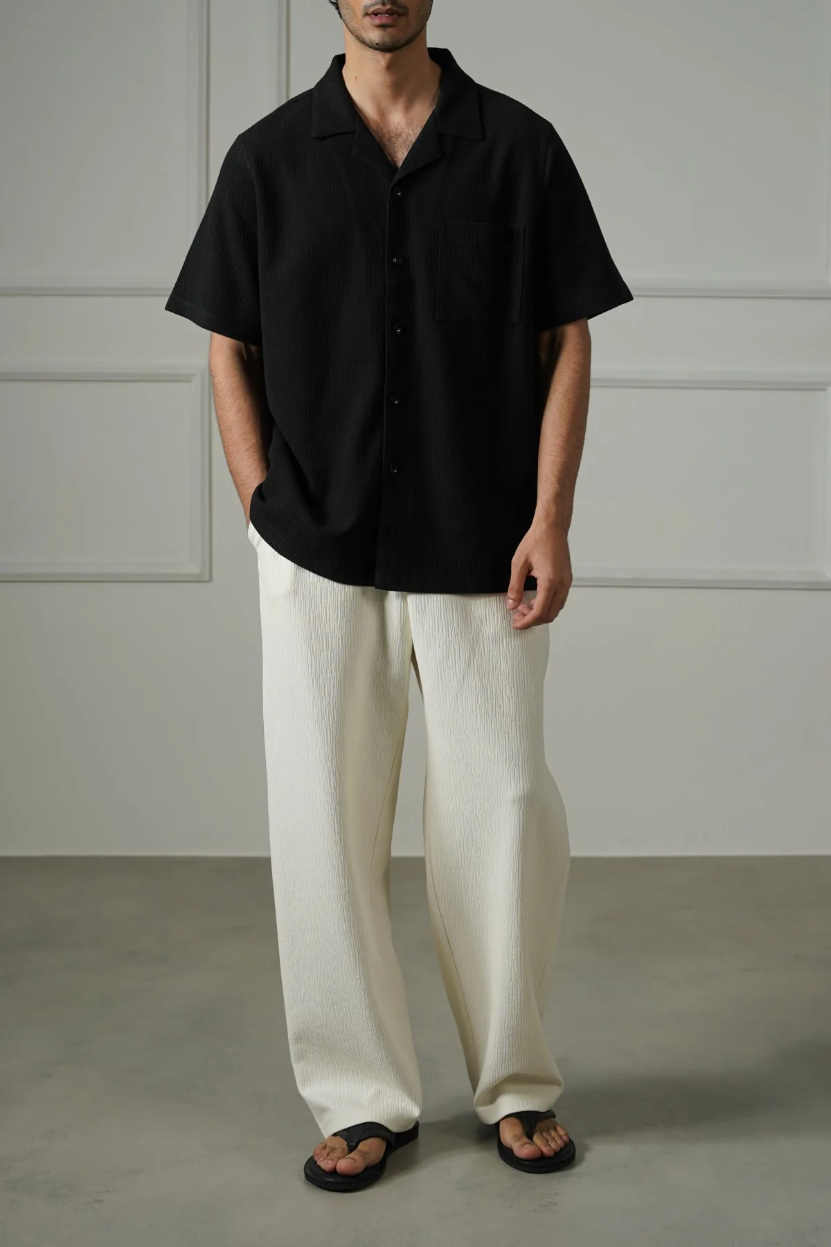 TEXTURED KNITTED SHIRT - Image 5