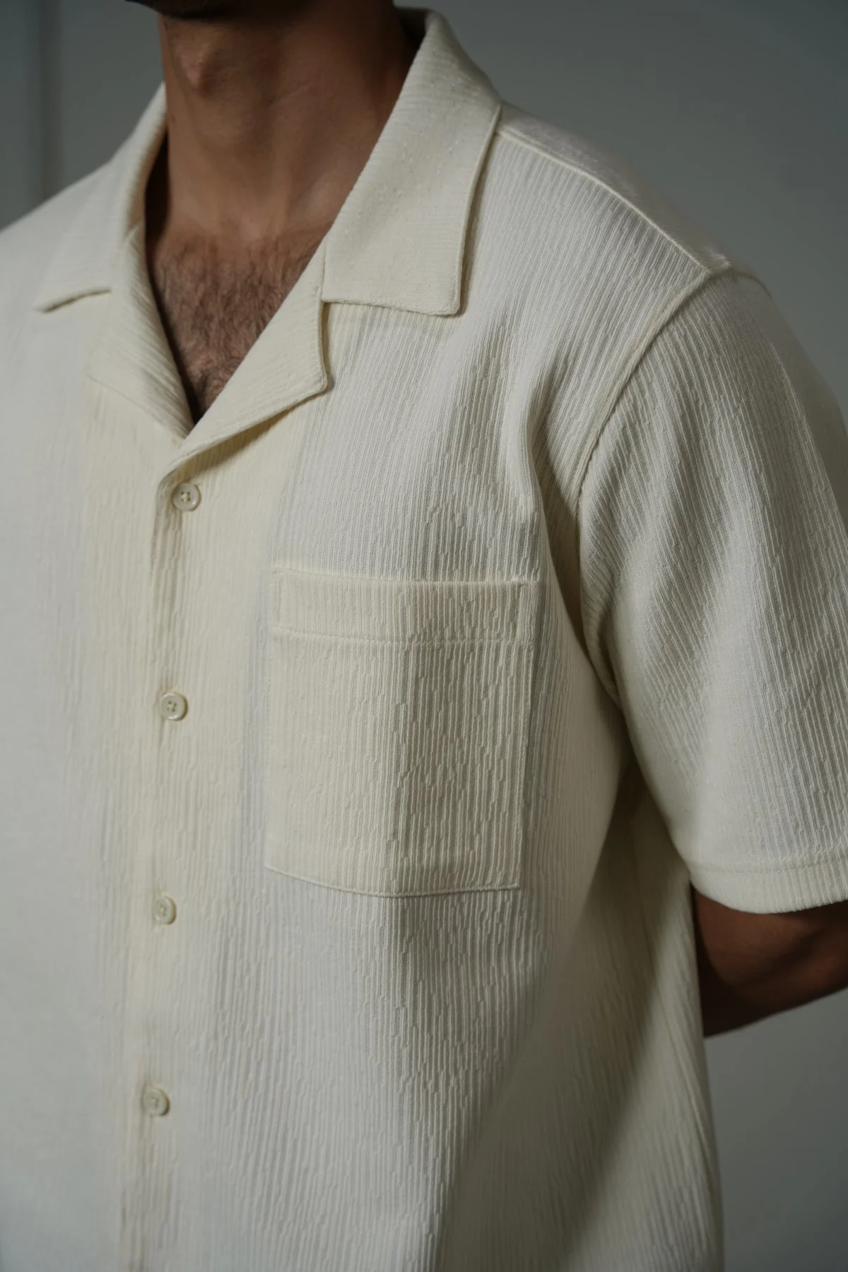 TEXTURED KNITTED SHIRT - Image 3