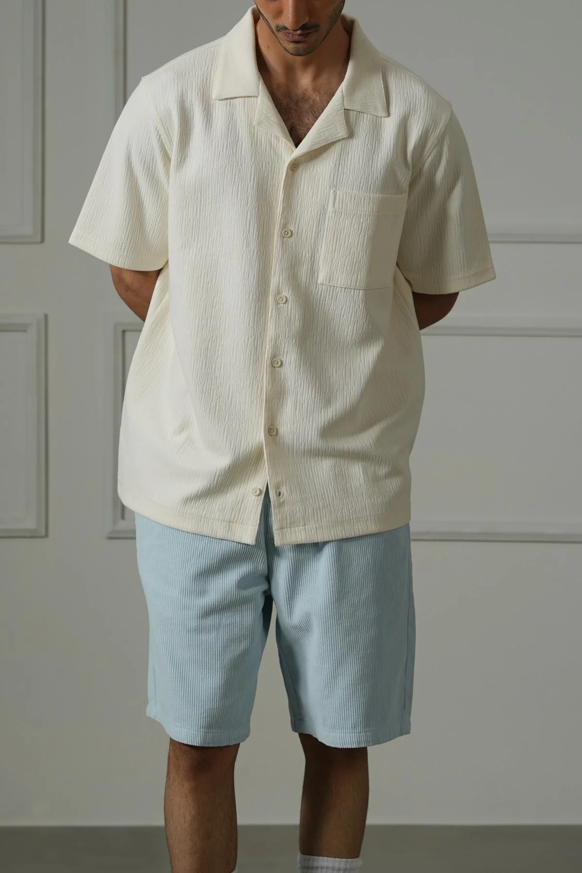 TEXTURED KNITTED SHIRT - Image 6