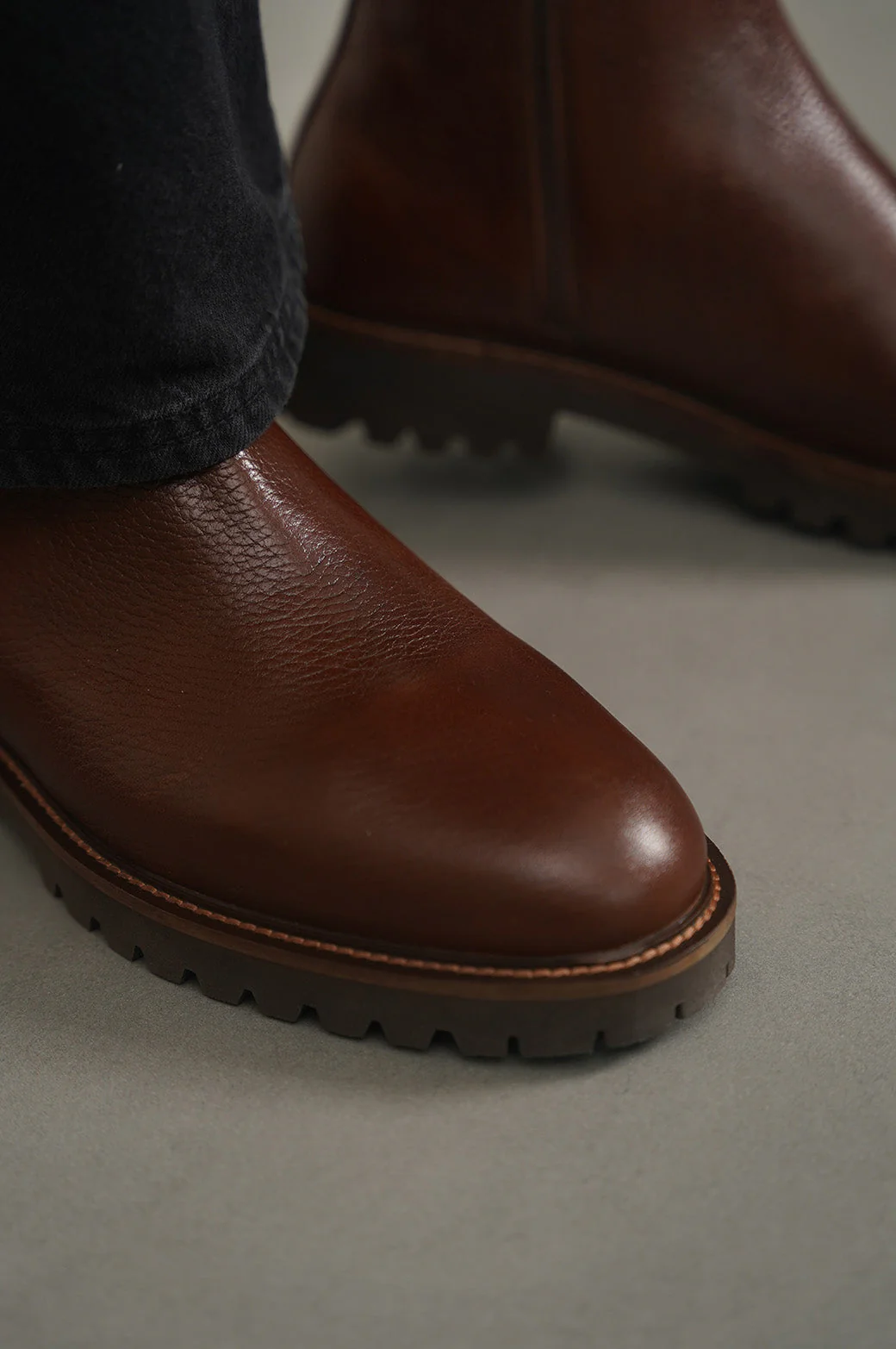 TEXTURED LEATHER CHELSEAS - Image 2