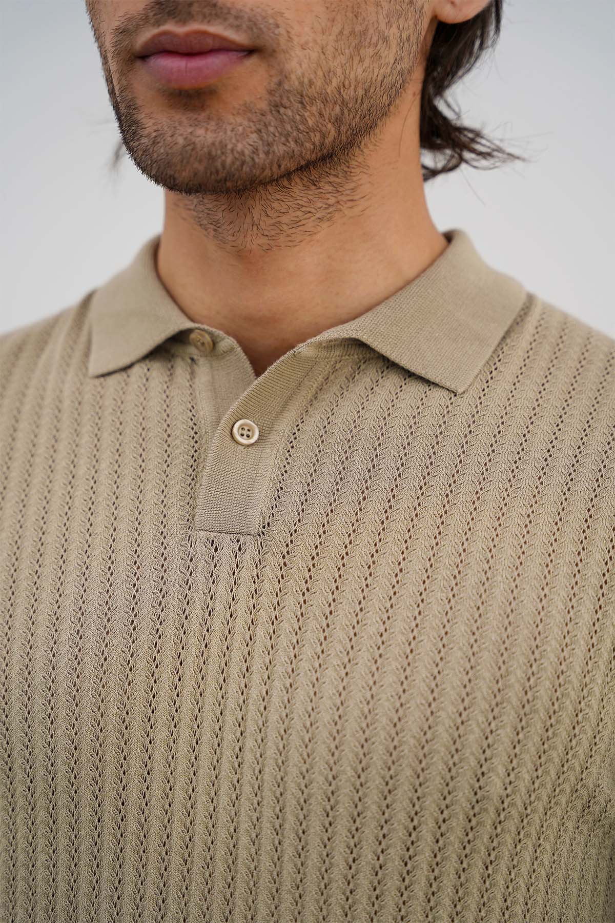 TEXTURED POLO - Image 4