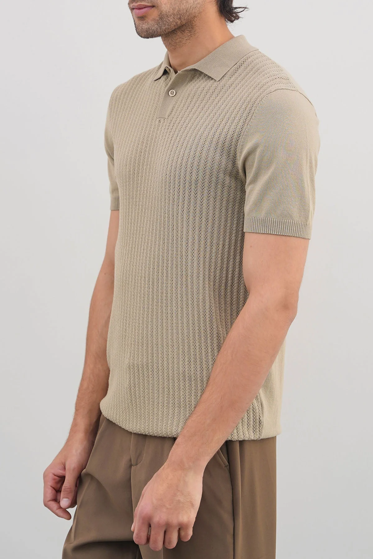 TEXTURED POLO - Image 6