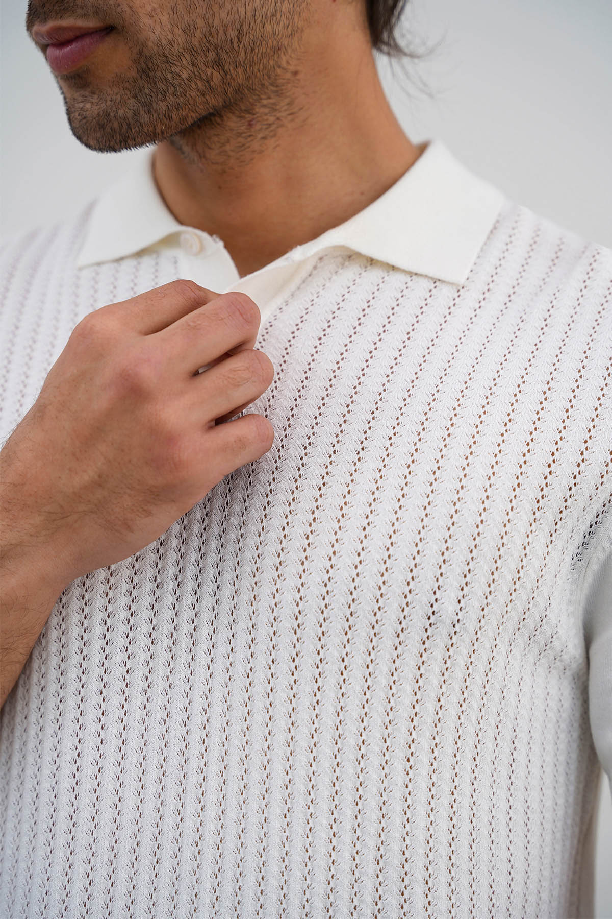 TEXTURED POLO - Image 4