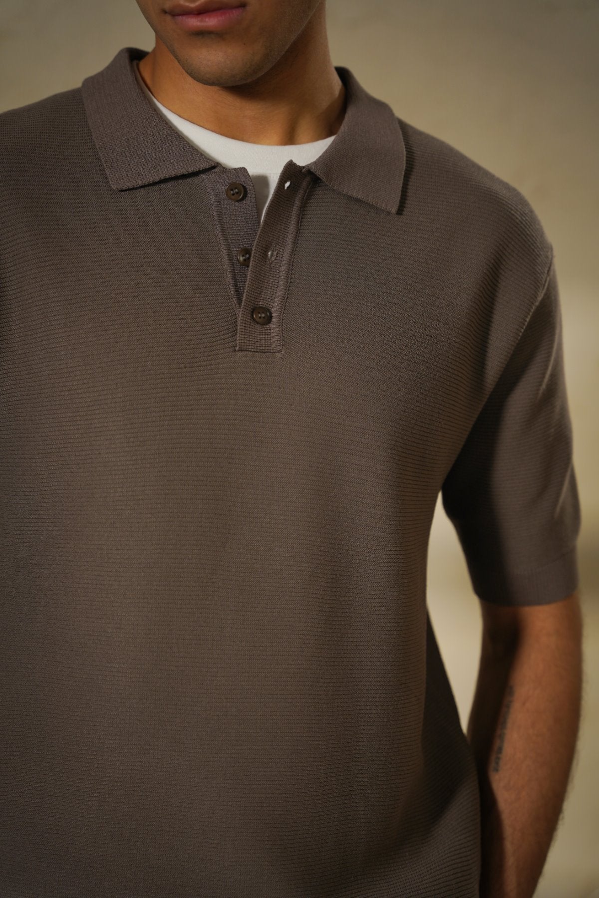 TEXTURED POLO - Image 4