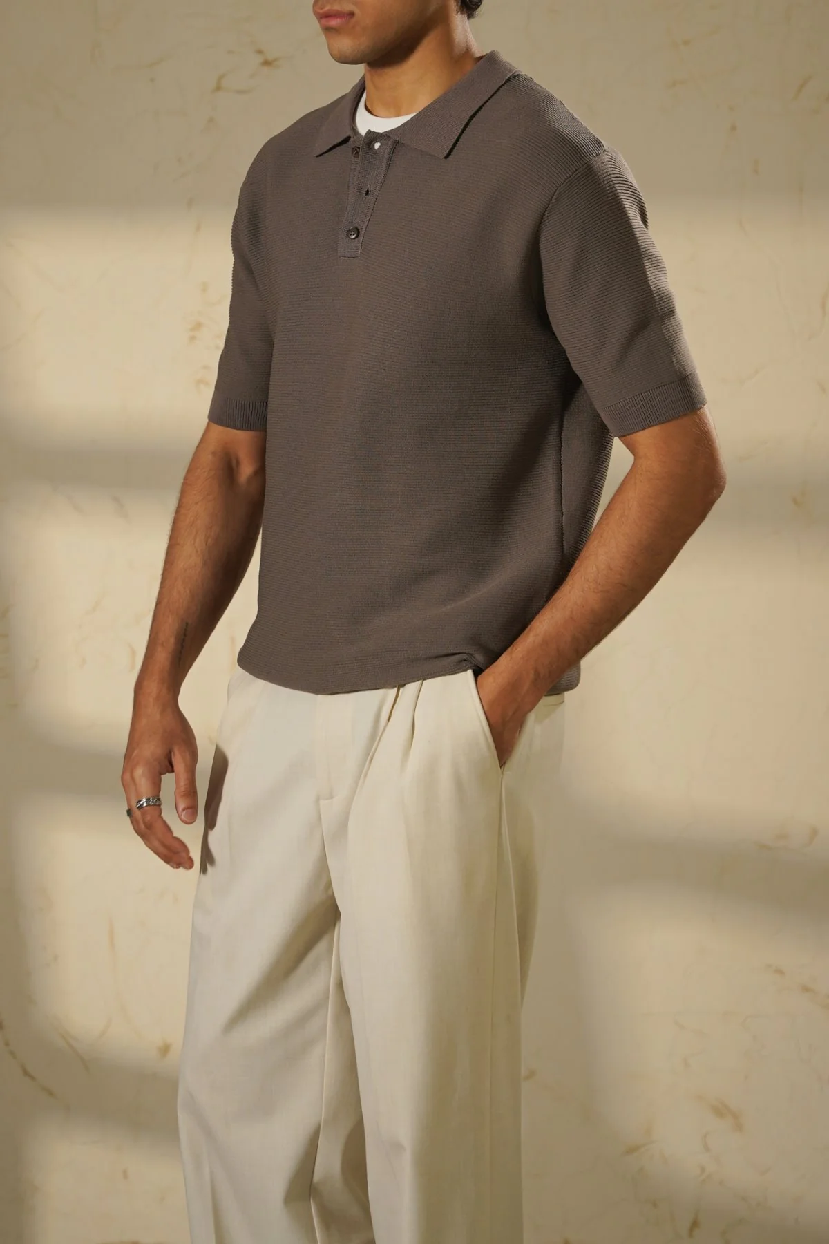TEXTURED POLO - Image 6