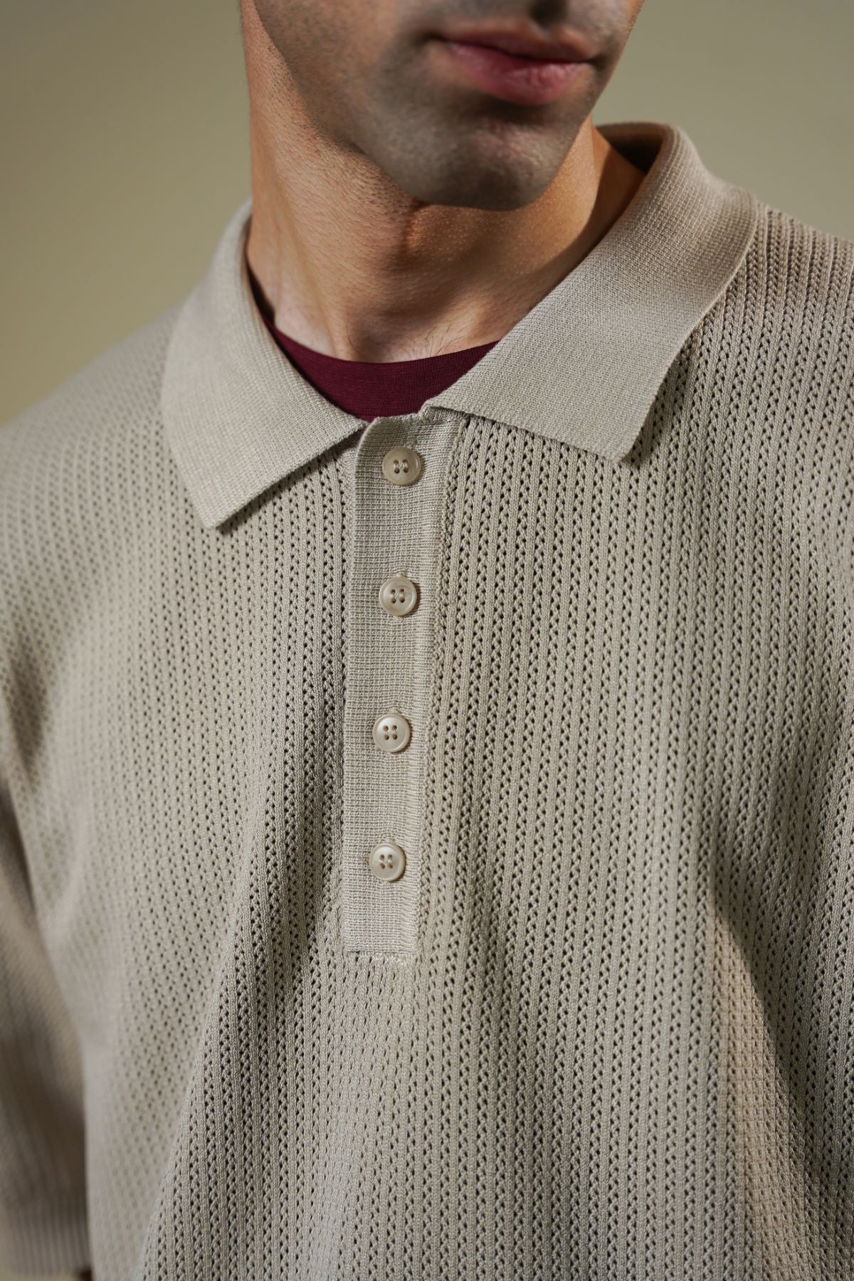 TEXTURED POLO - Image 4