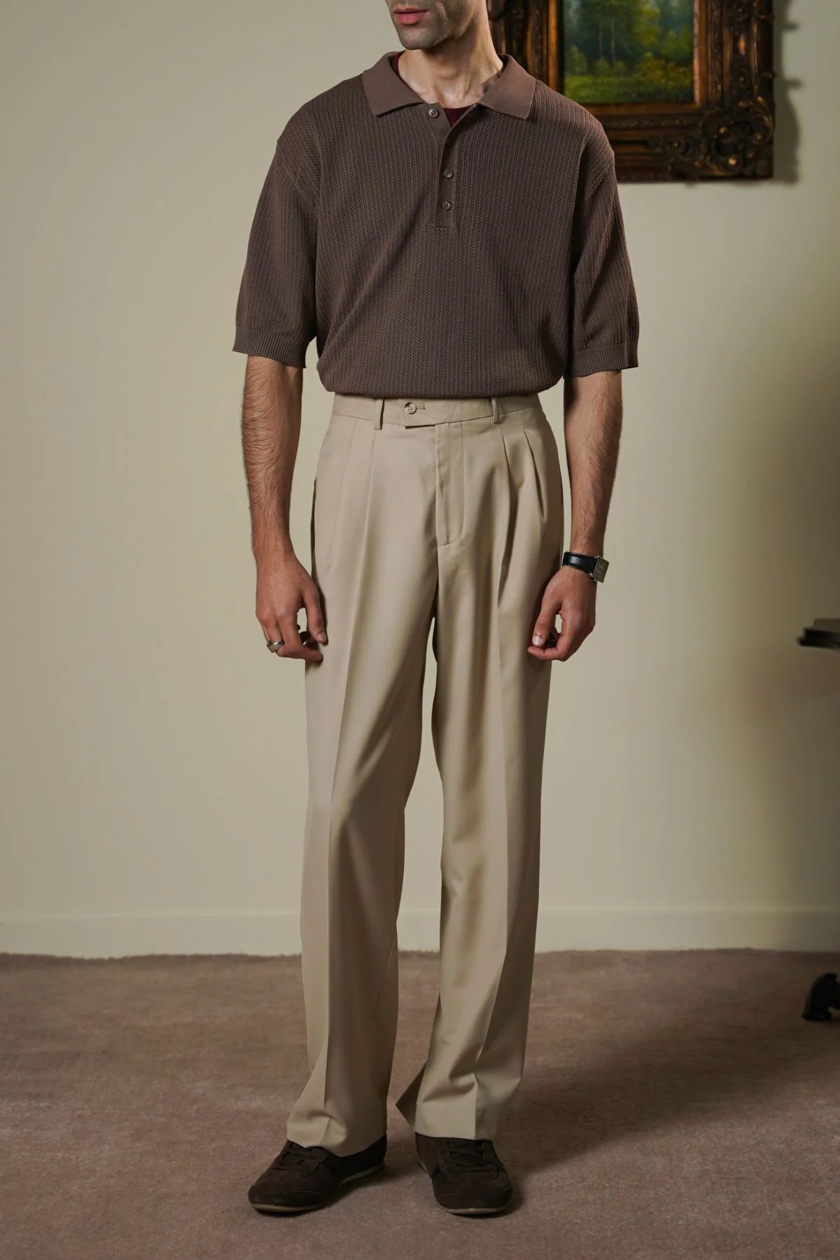 TEXTURED POLO