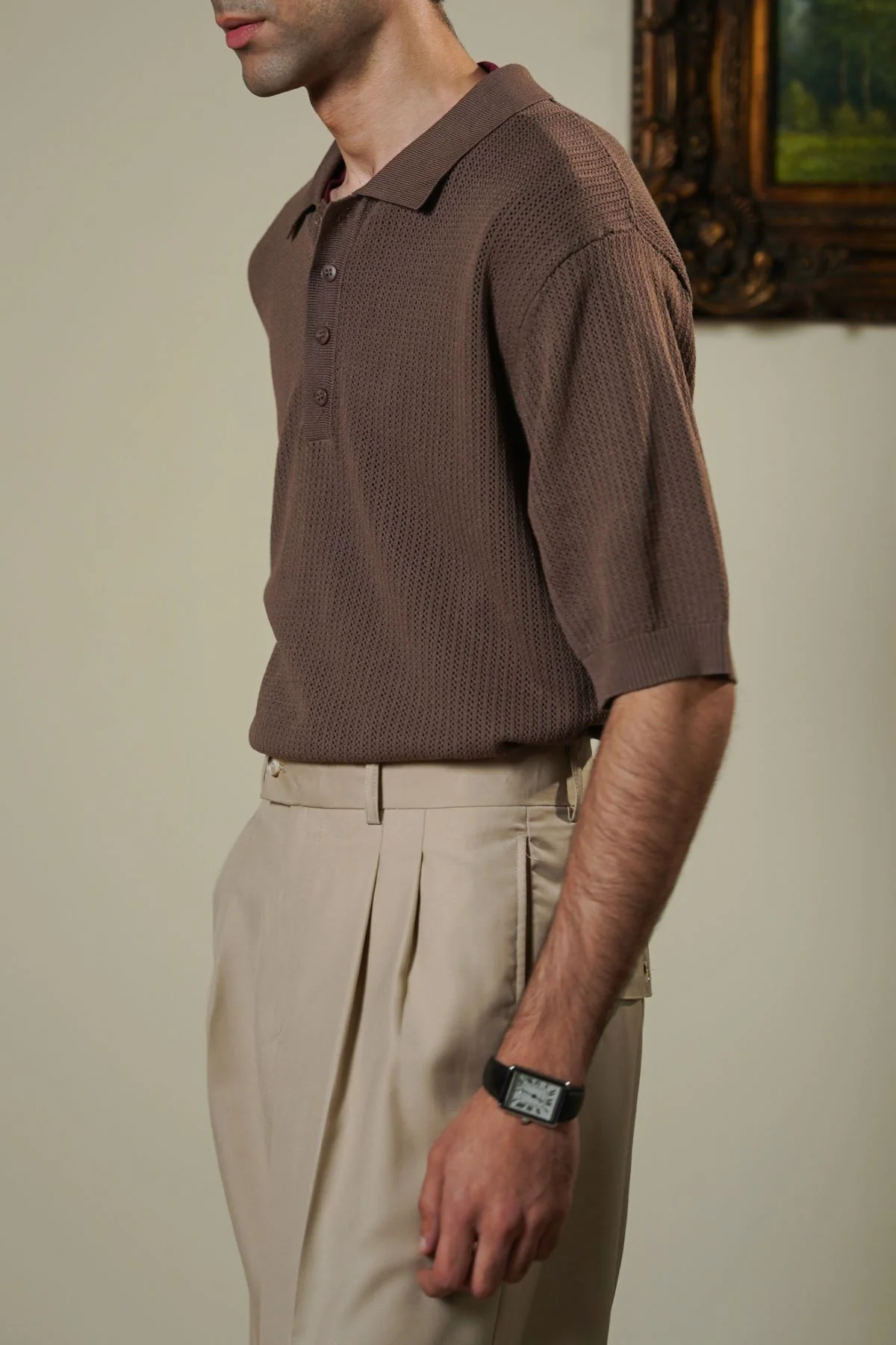 TEXTURED POLO - Image 4