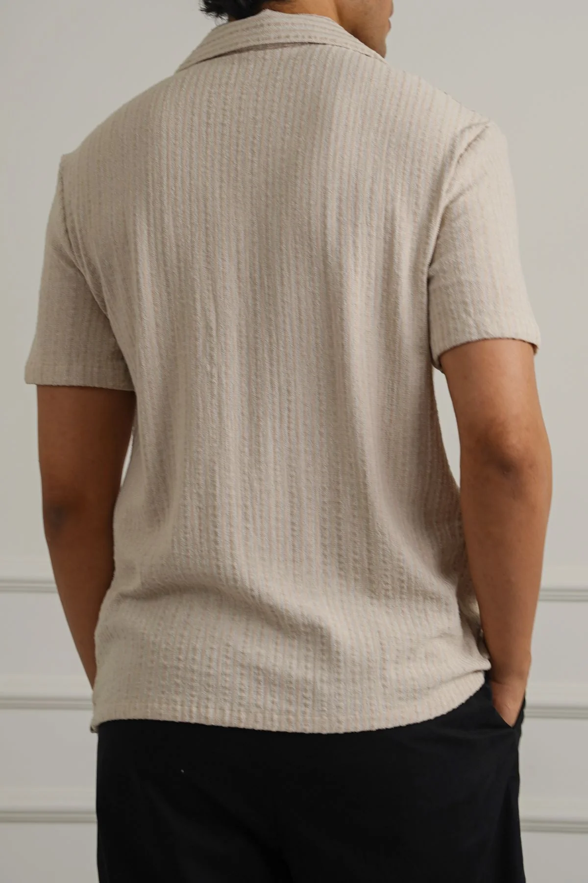 TEXTURED RESORT SHIRT - Image 5
