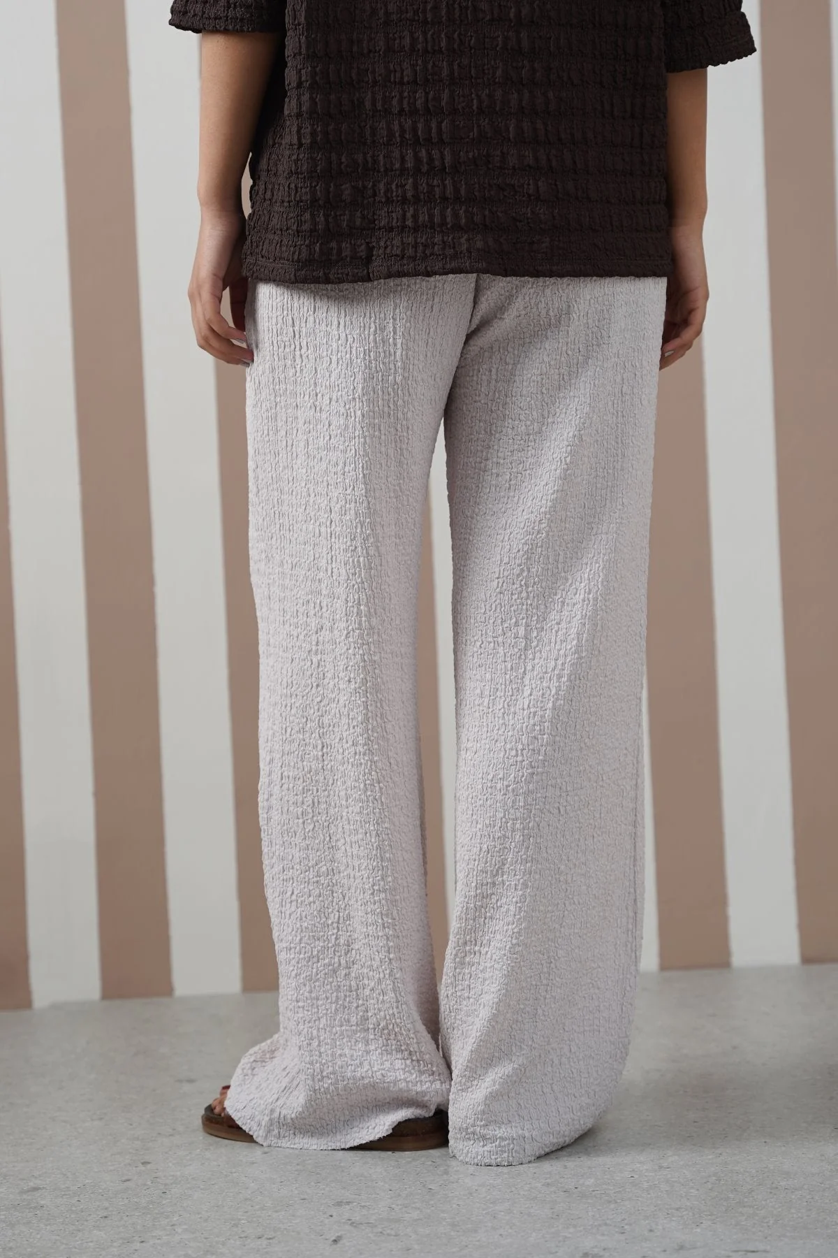 TEXTURED STRETCHY PANTS - Image 4