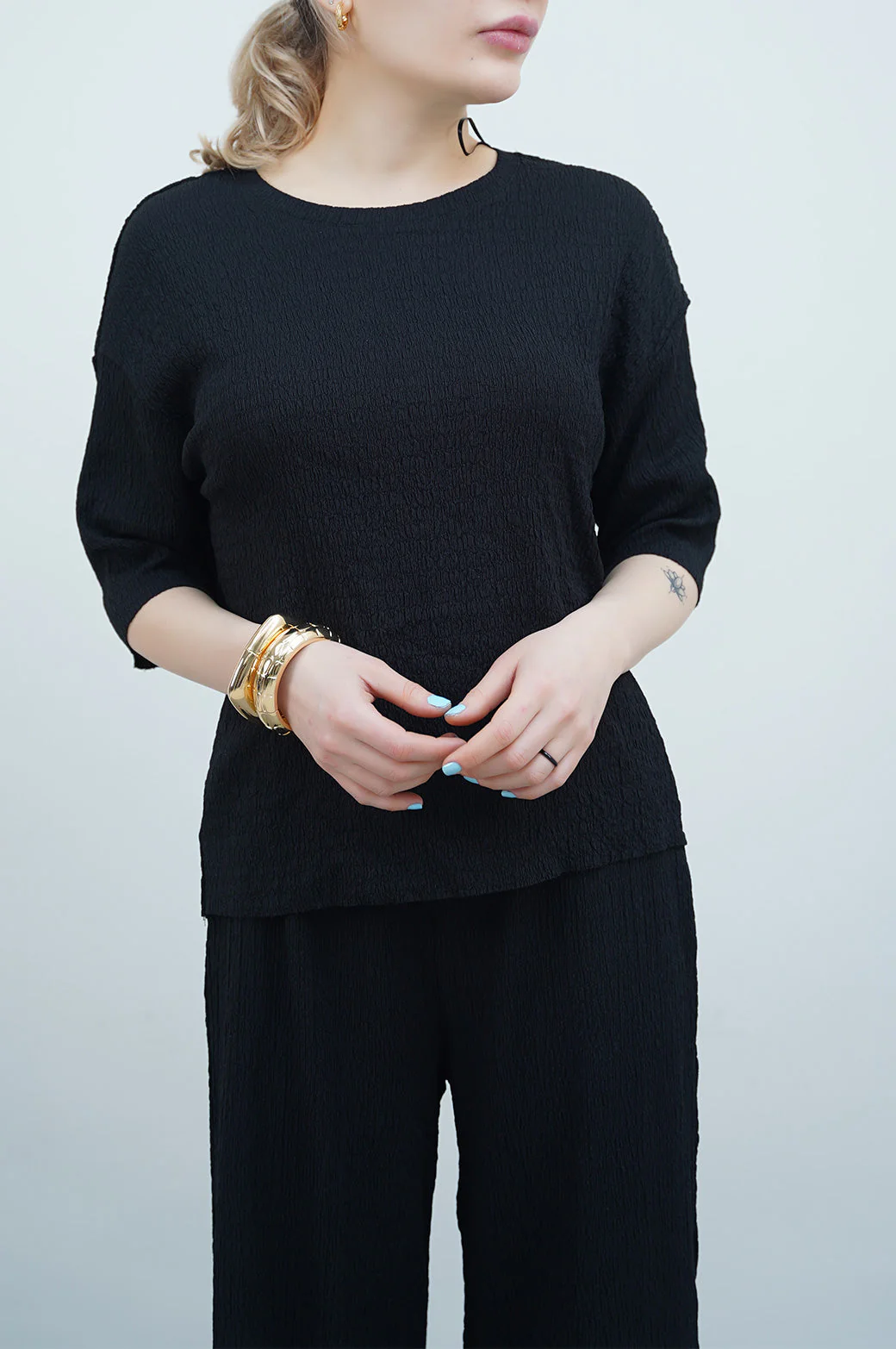 TEXTURED STRETCHY TOP - Image 3