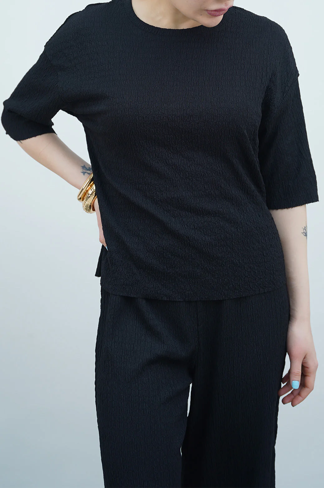 TEXTURED STRETCHY TOP - Image 5