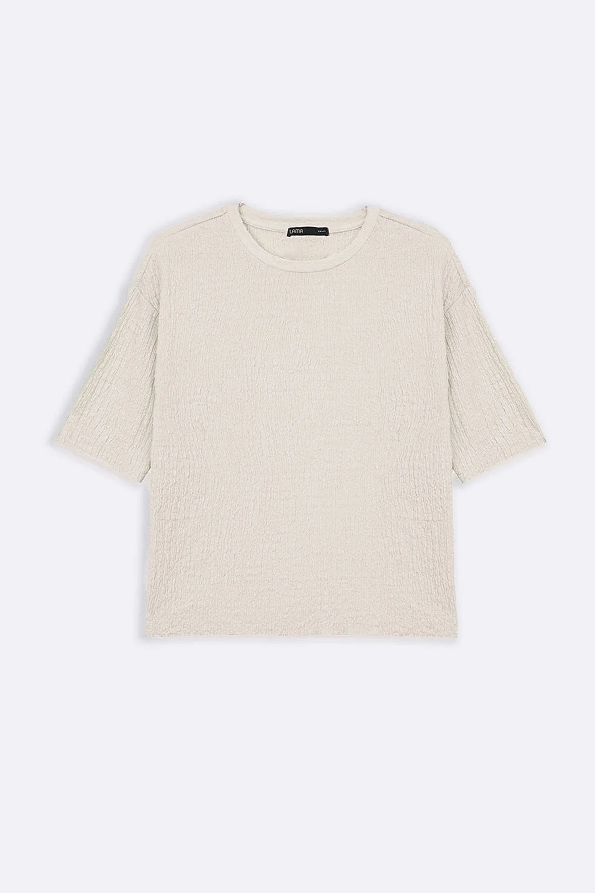 TEXTURED STRETCHY TOP