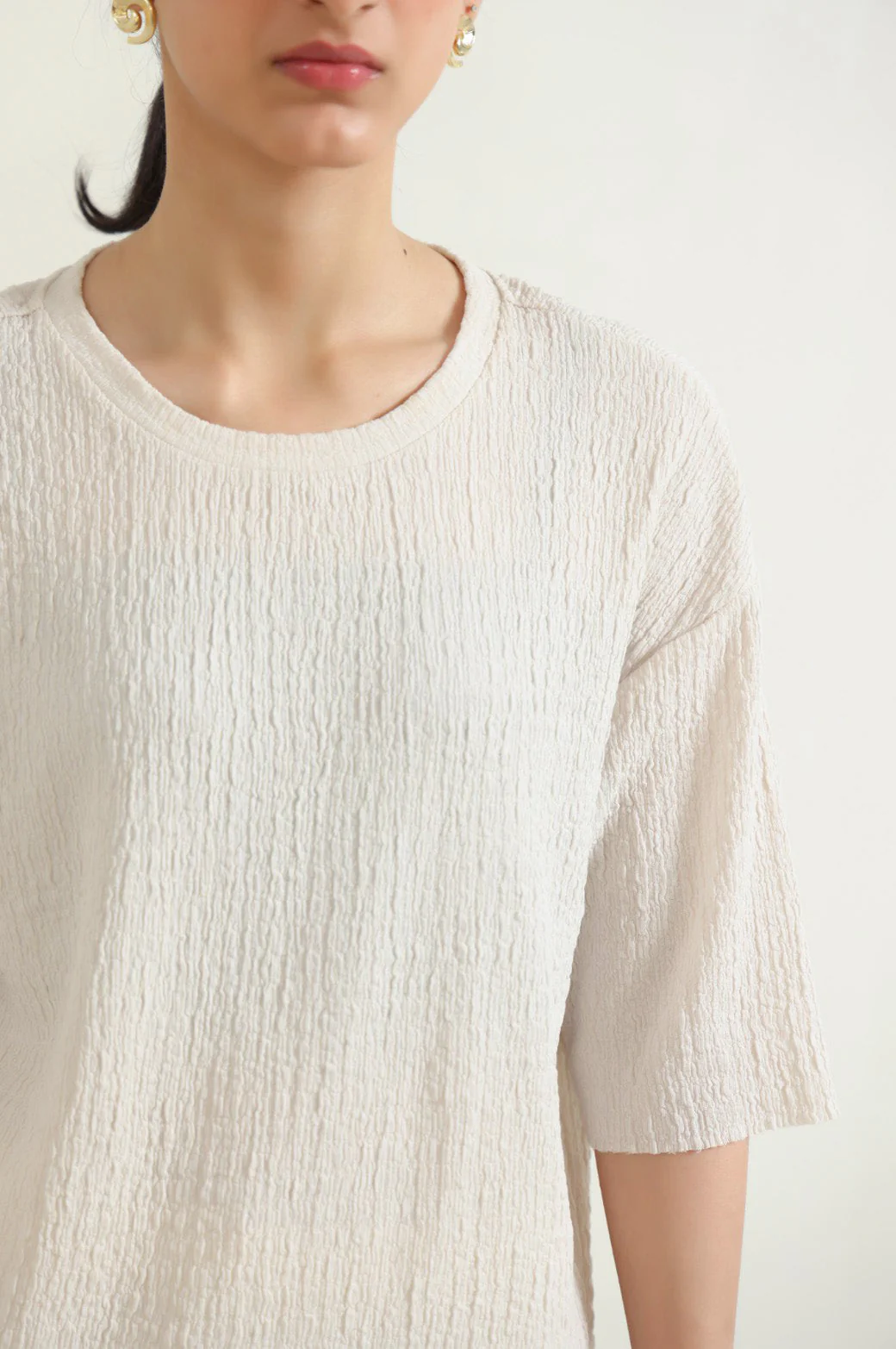 TEXTURED STRETCHY TOP - Image 6