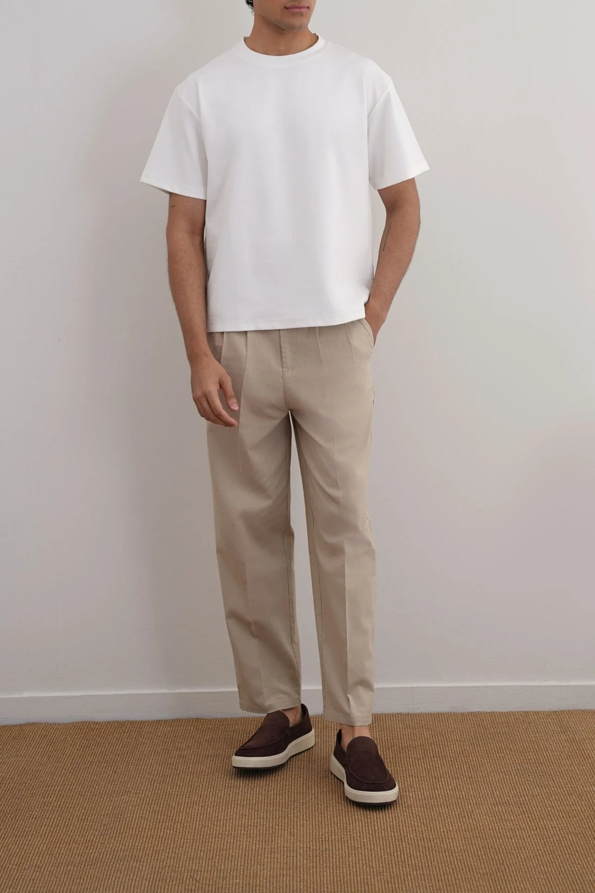 TEXTURED KNITTED CREW - Image 3