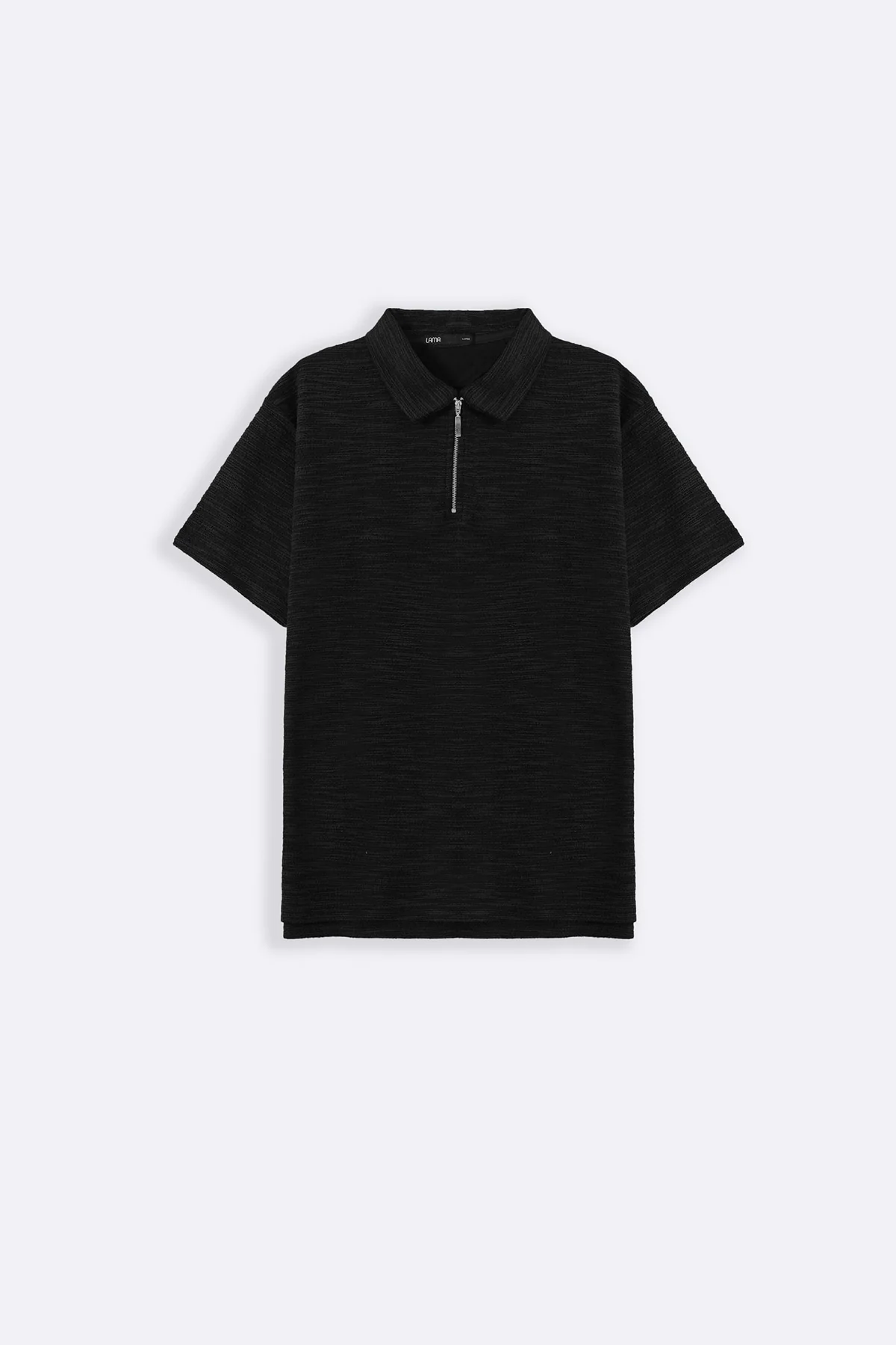 TEXTURED ZIPPER POLO - Image 2