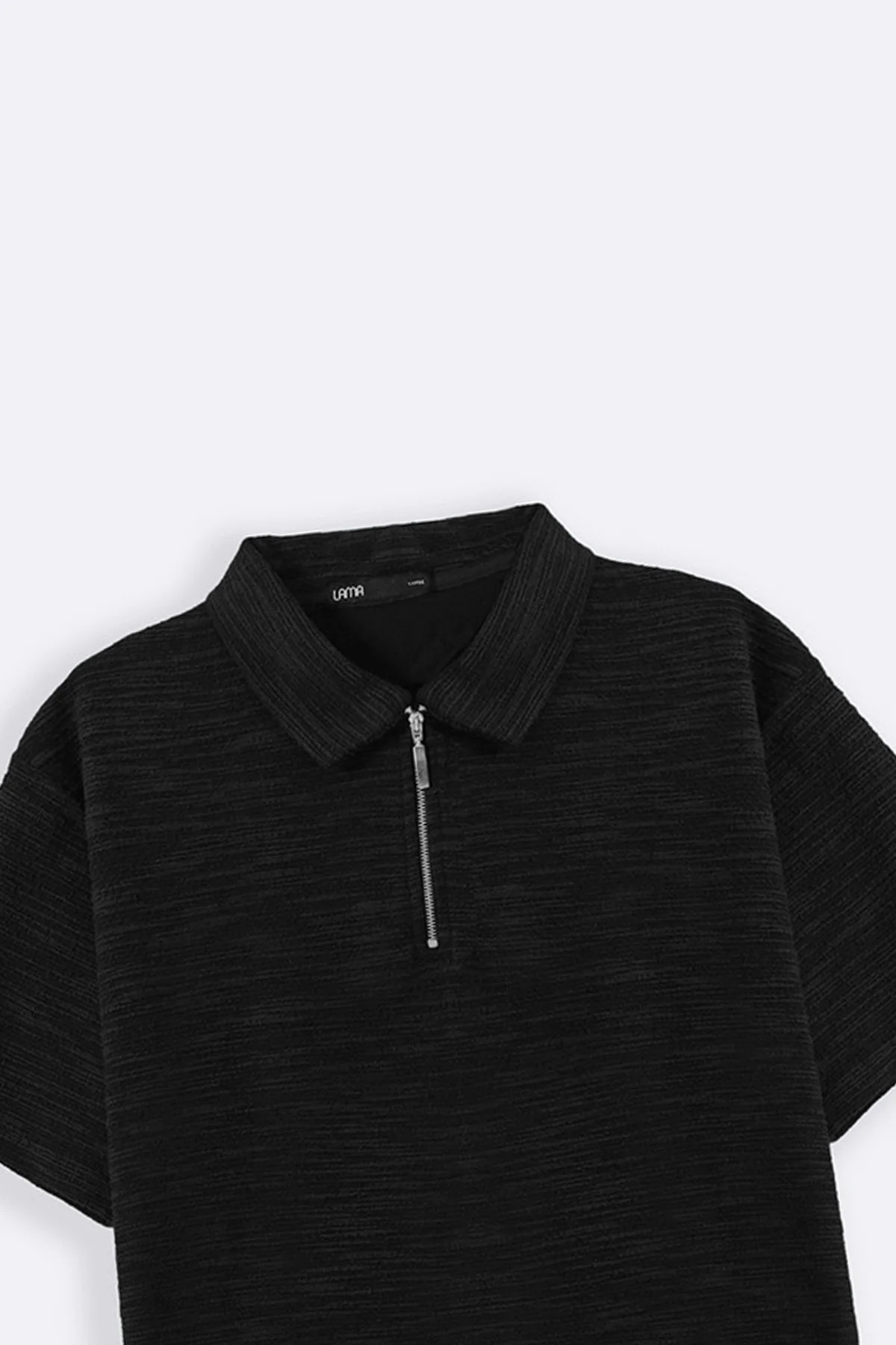 TEXTURED ZIPPER POLO - Image 7