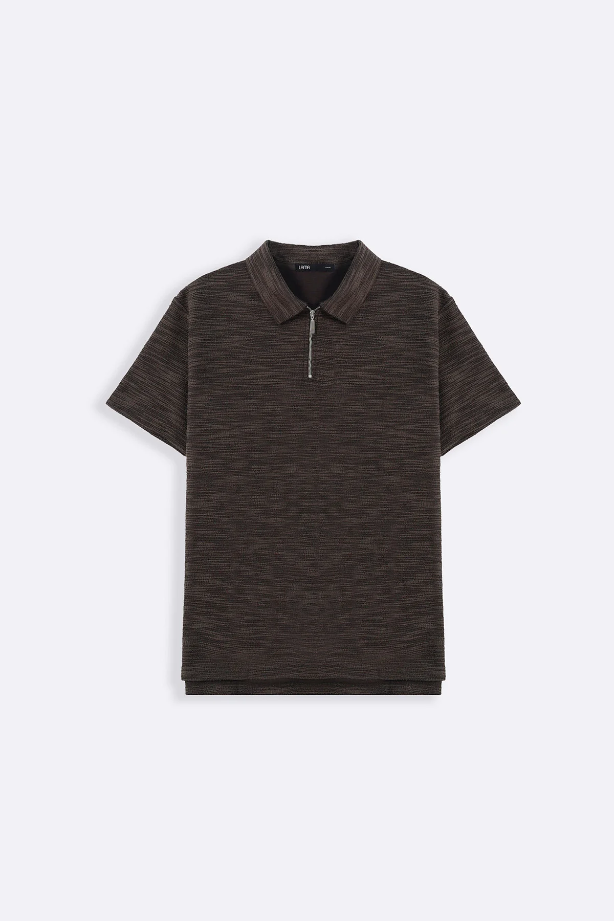 TEXTURED ZIPPER POLO - Image 2