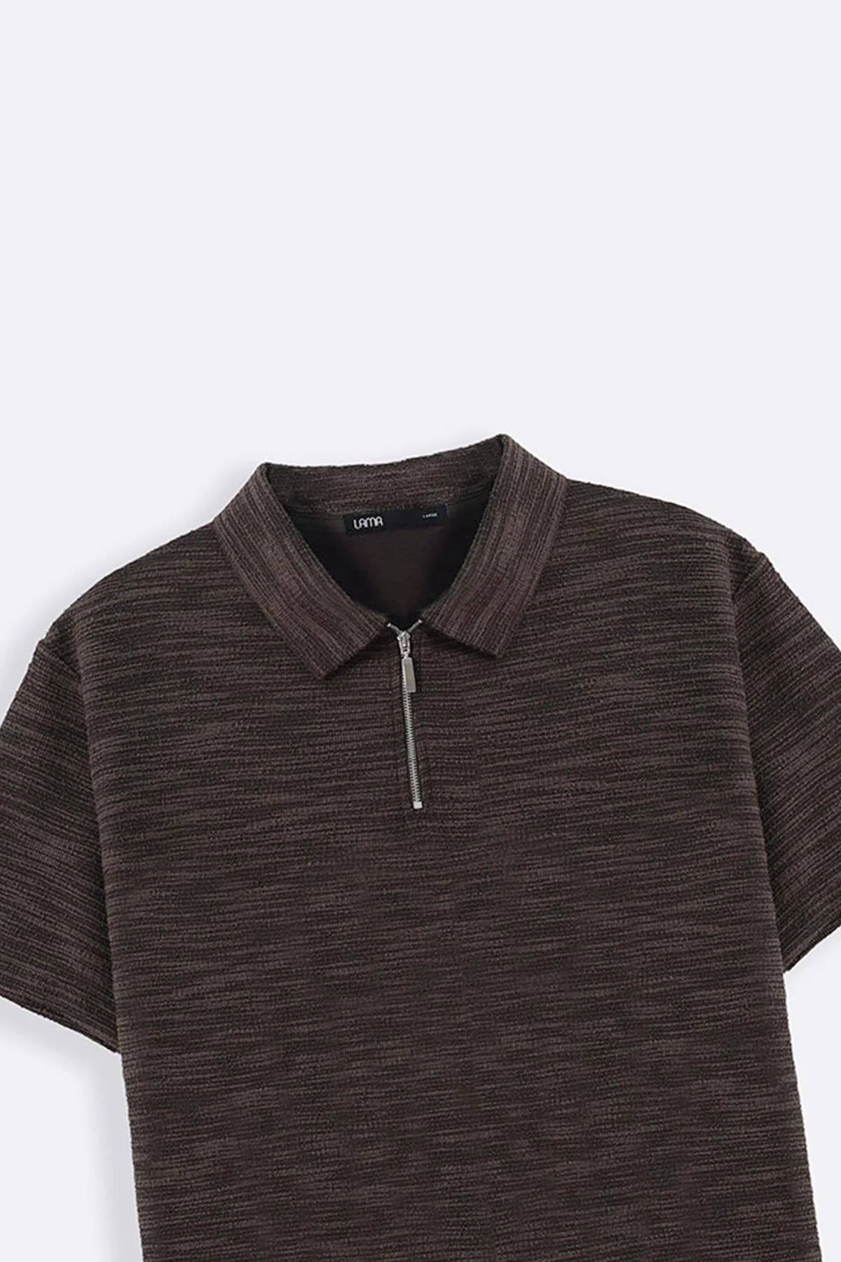 TEXTURED ZIPPER POLO - Image 6