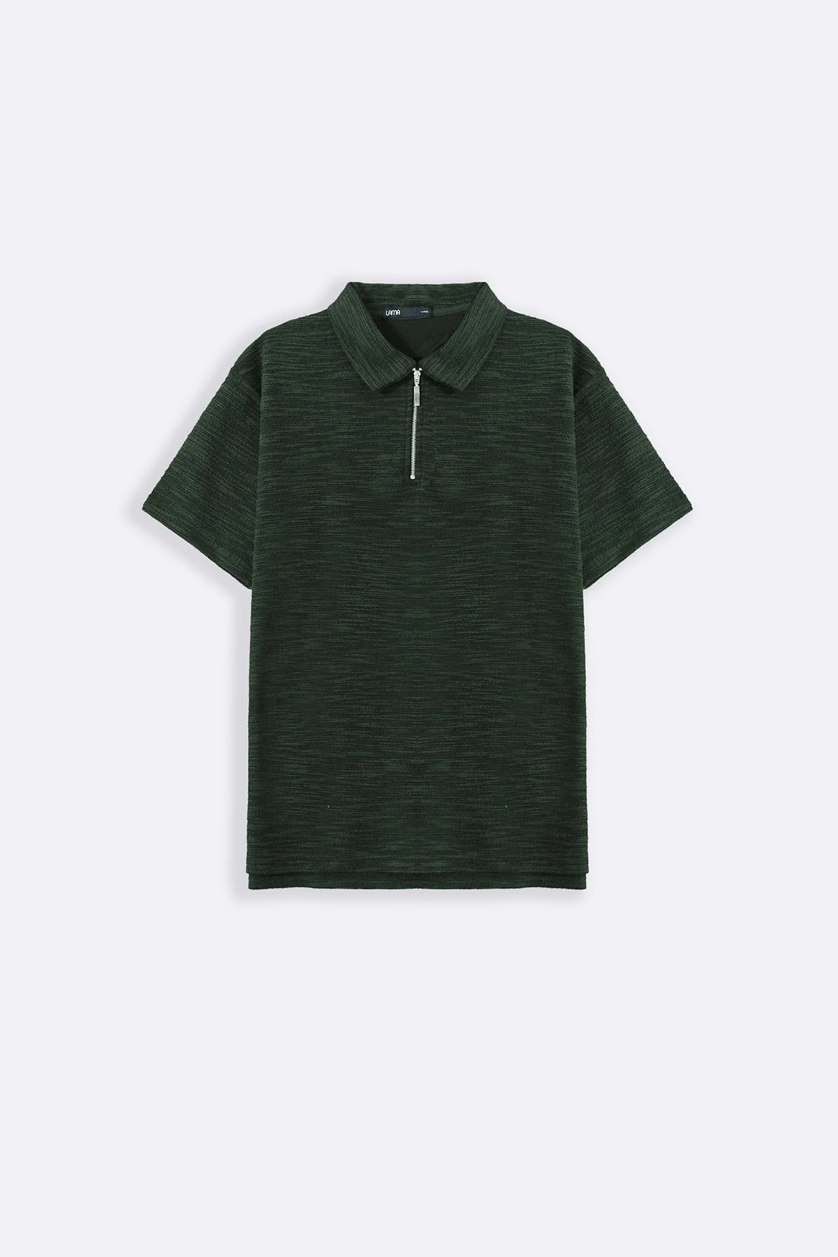 TEXTURED ZIPPER POLO - Image 2
