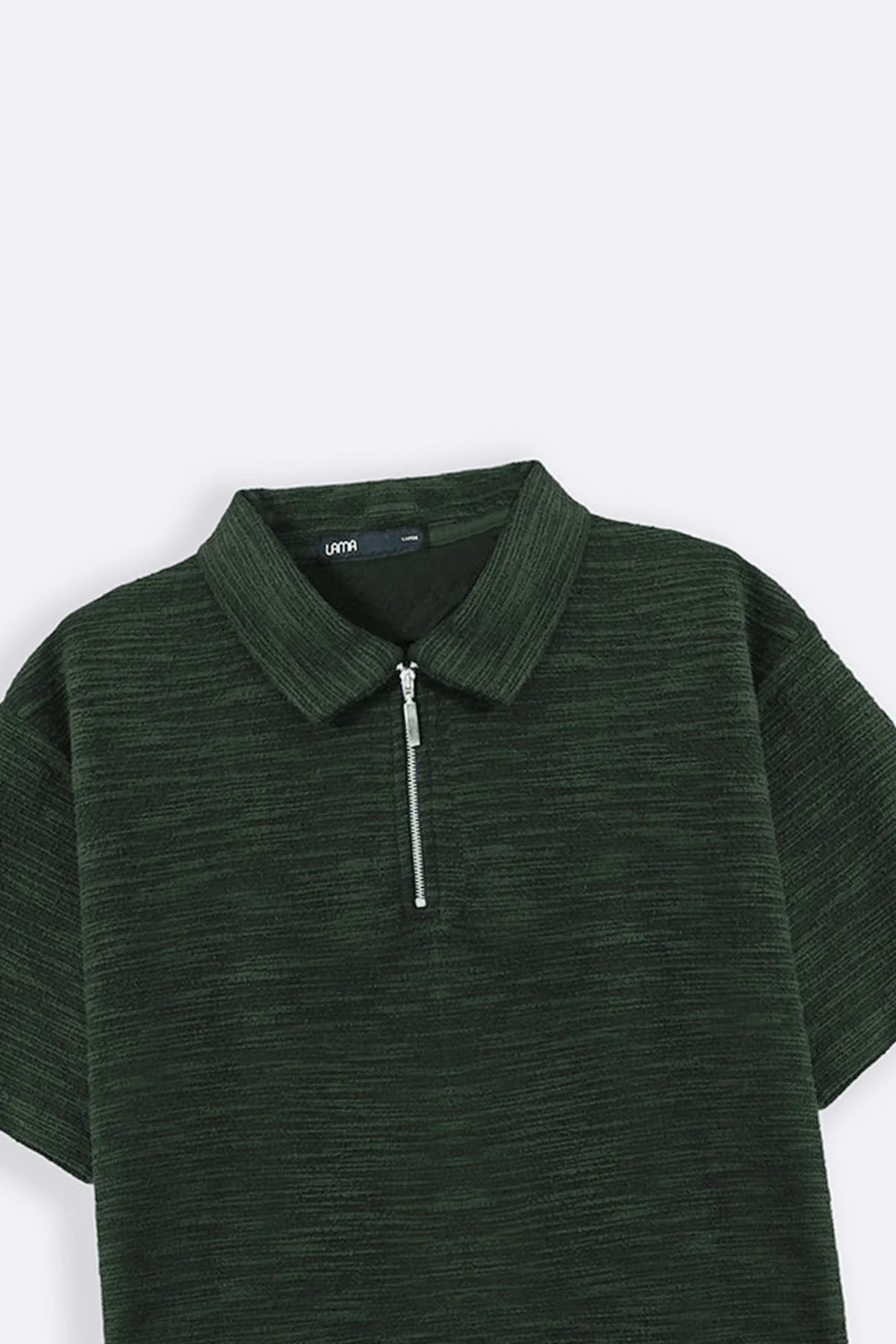 TEXTURED ZIPPER POLO - Image 5