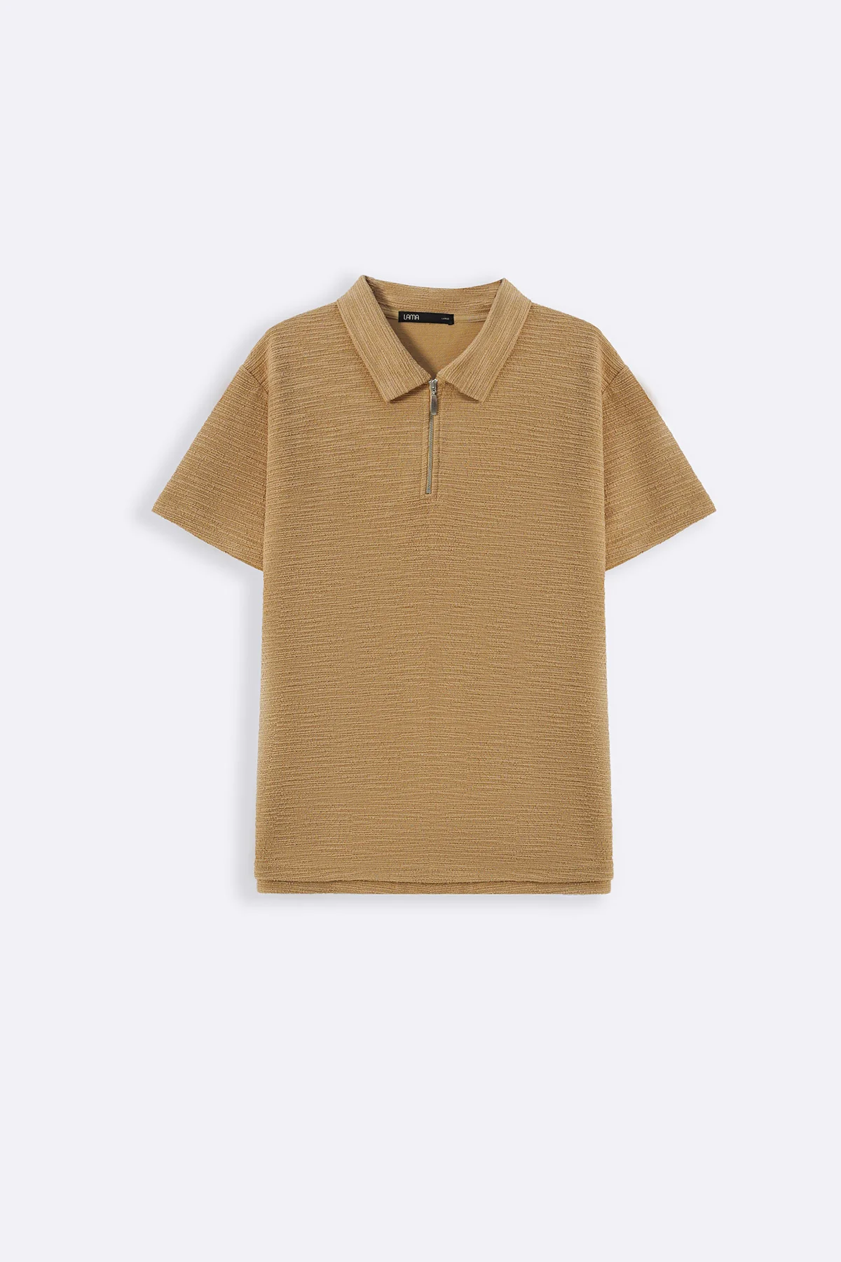 TEXTURED ZIPPER POLO - Image 2
