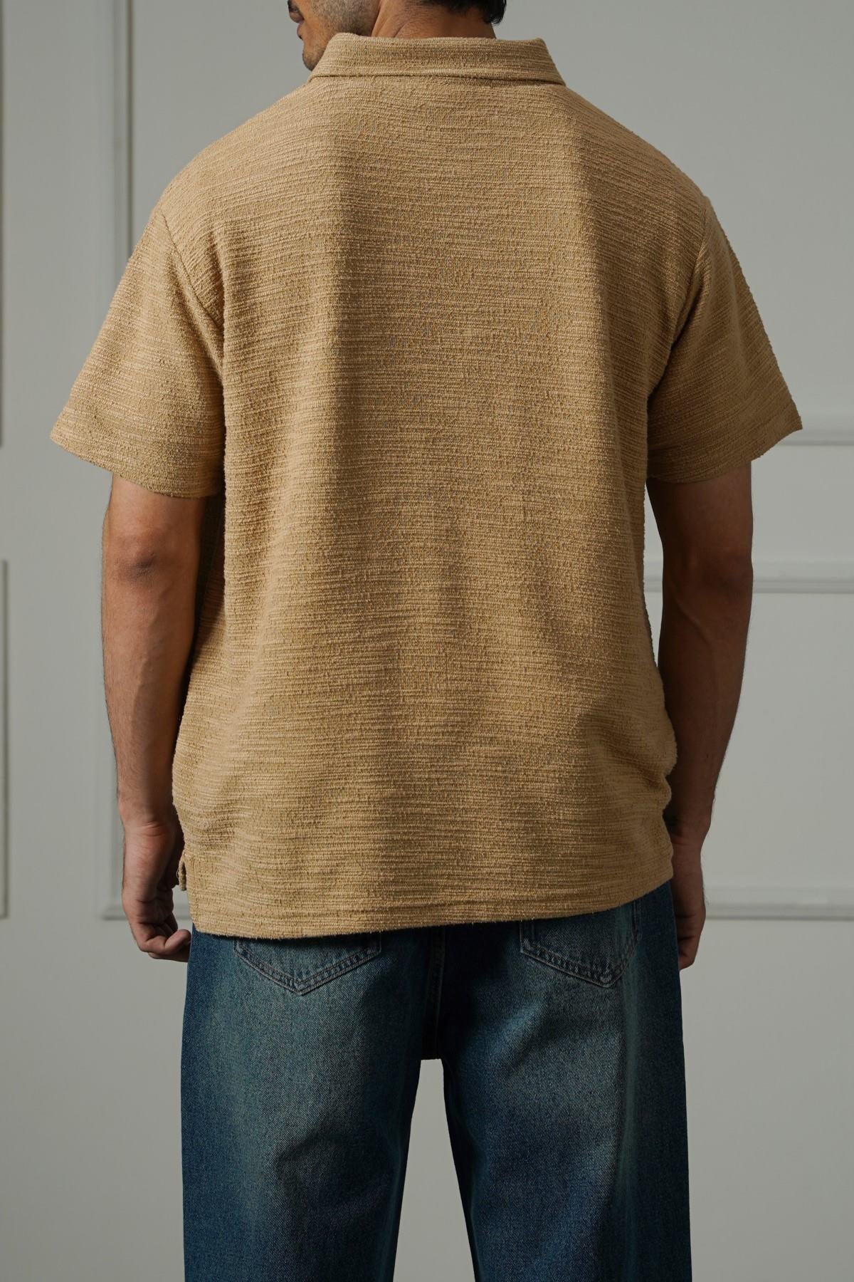 TEXTURED ZIPPER POLO - Image 5