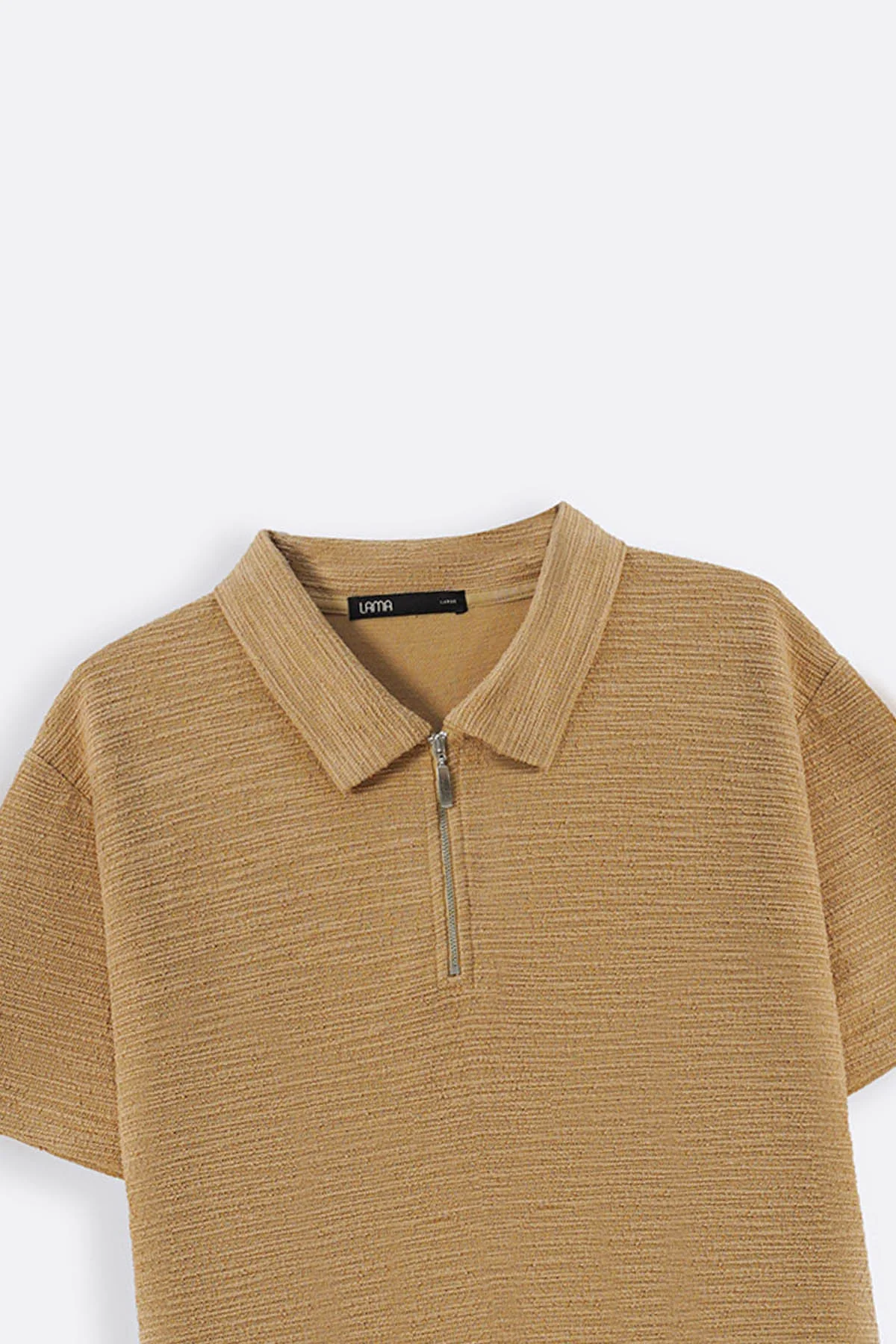 TEXTURED ZIPPER POLO - Image 7