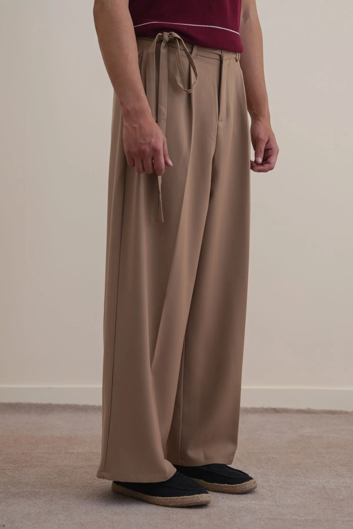 TIE UP SLOUCHY PANTS