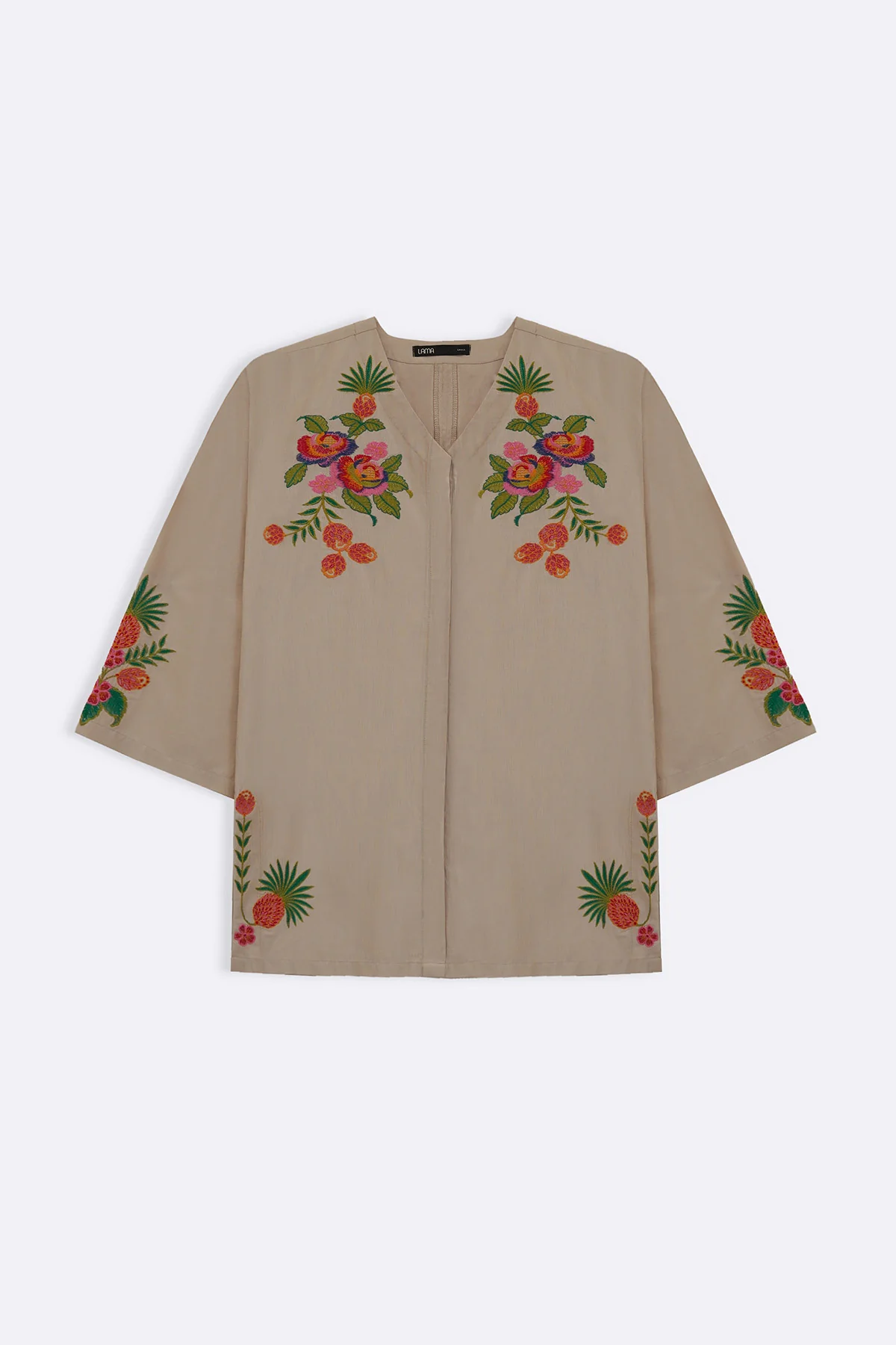 TROPICAL ESCAPE BRODERIE SHIRT - Image 2