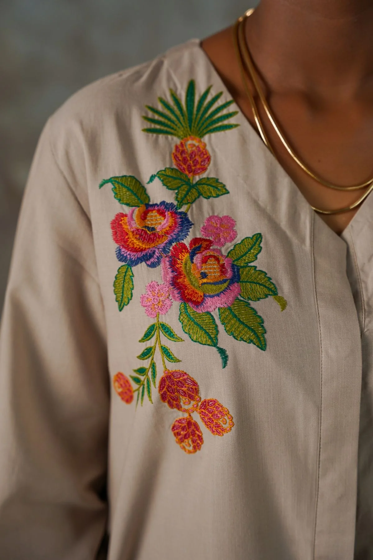 TROPICAL ESCAPE BRODERIE SHIRT - Image 4