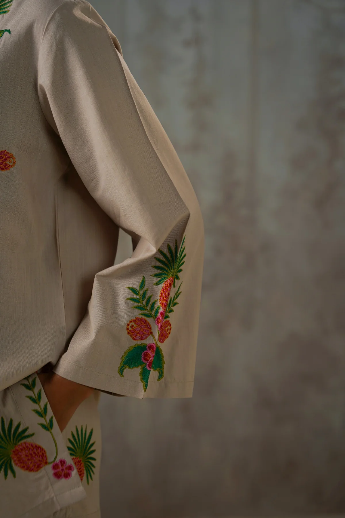 TROPICAL ESCAPE BRODERIE SHIRT - Image 5