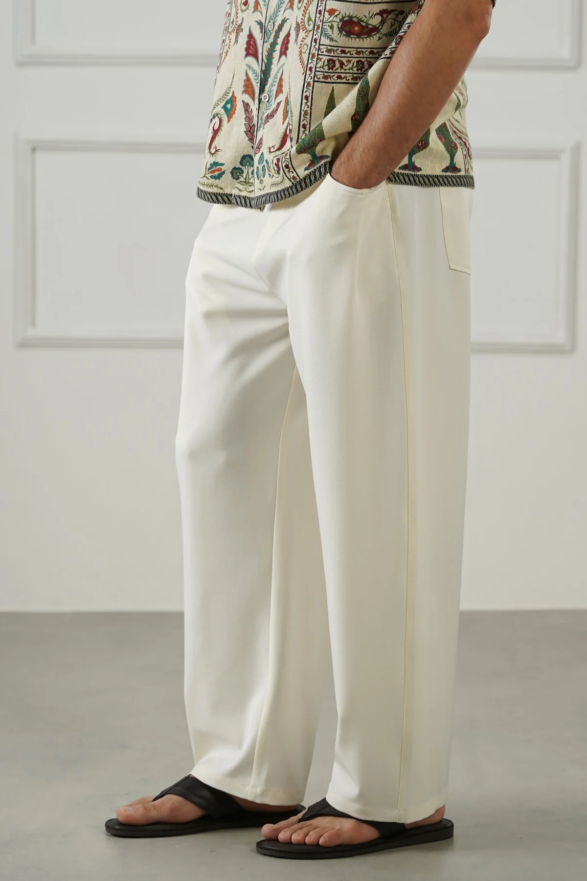 TWILL BAGGY PANTS - Image 4