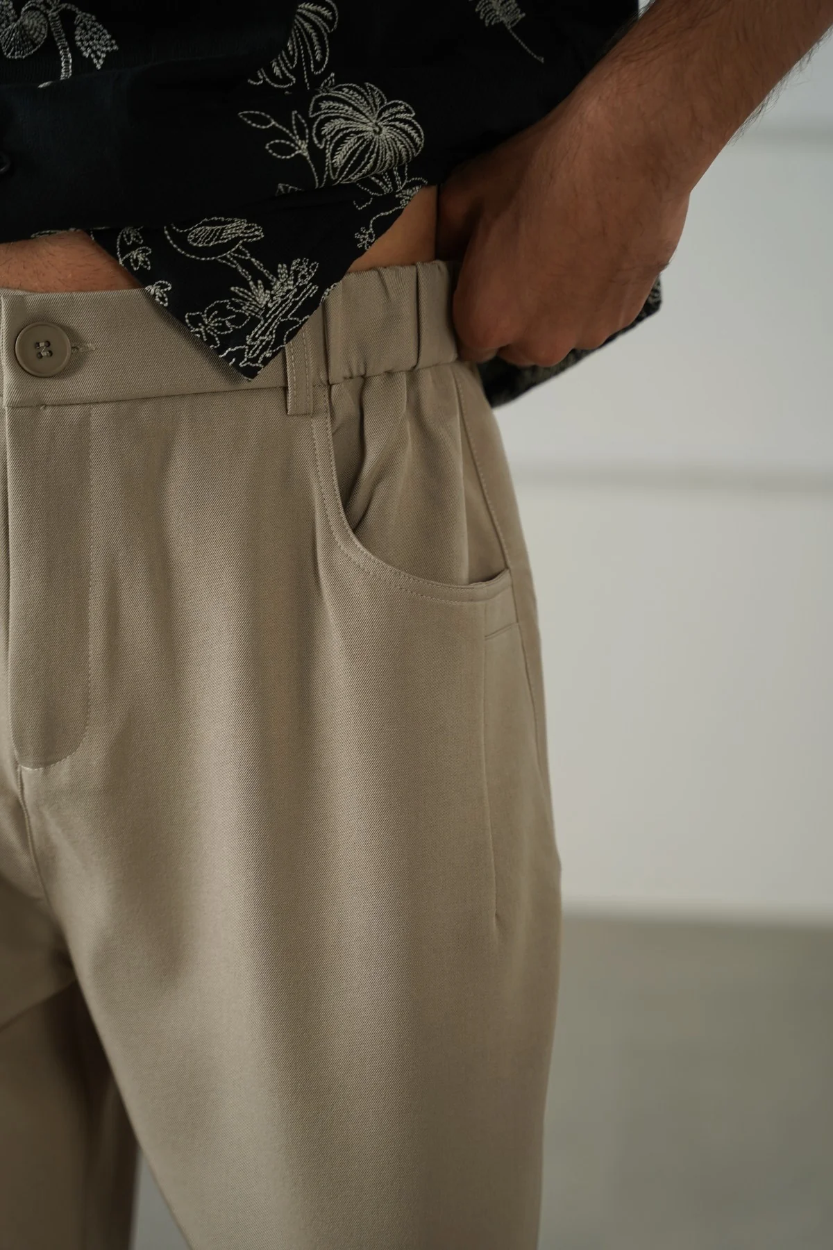 TWILL BAGGY PANTS - Image 6