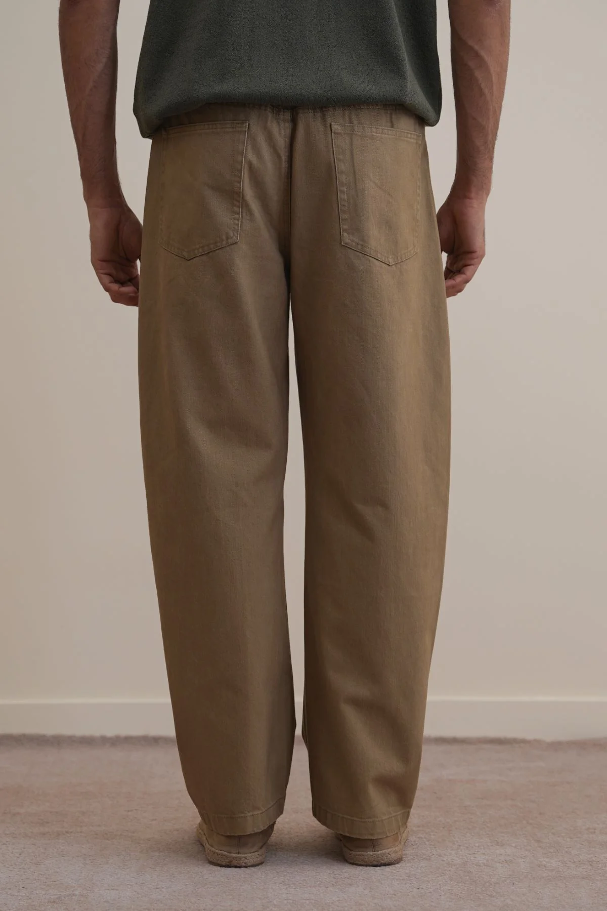 TWILL BARREL JEANS - Image 5
