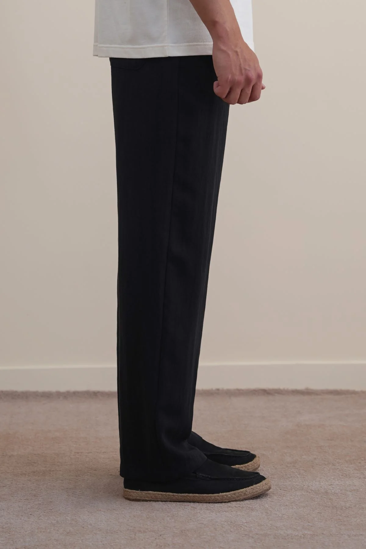 TWILL FLOWY PANTS - Image 3