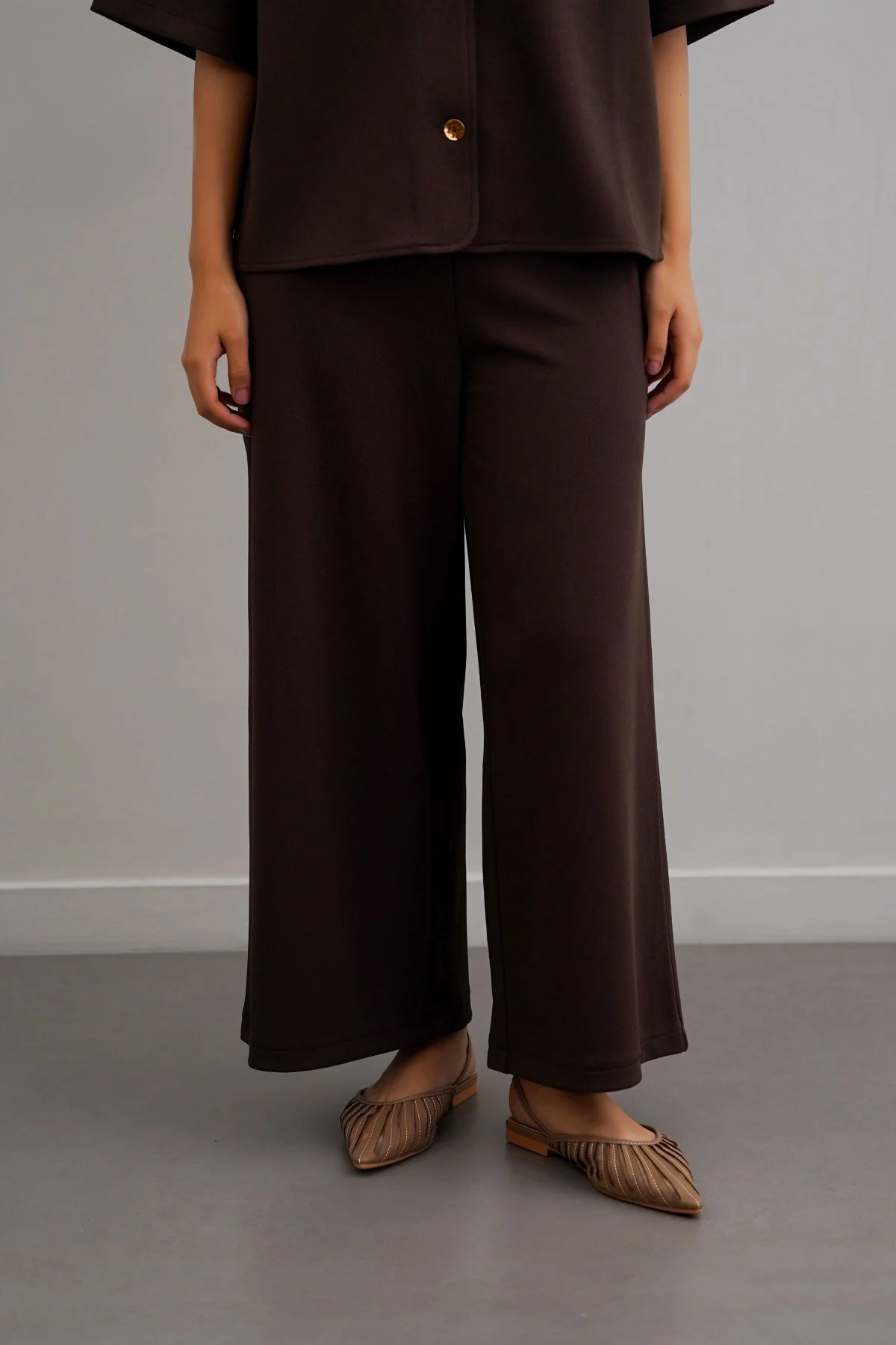 TWILL TEXTURED CULOTTES - Image 2