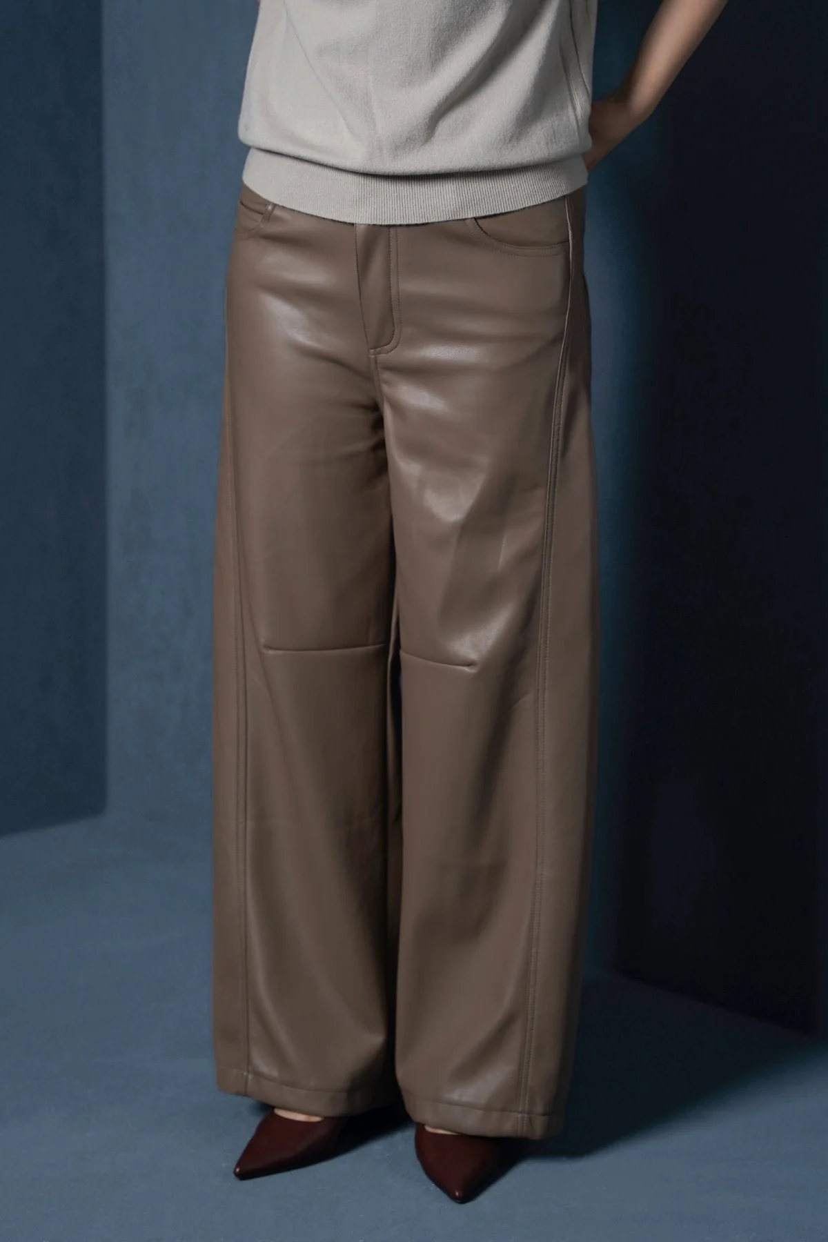 VEGAN LEATHER PANTS