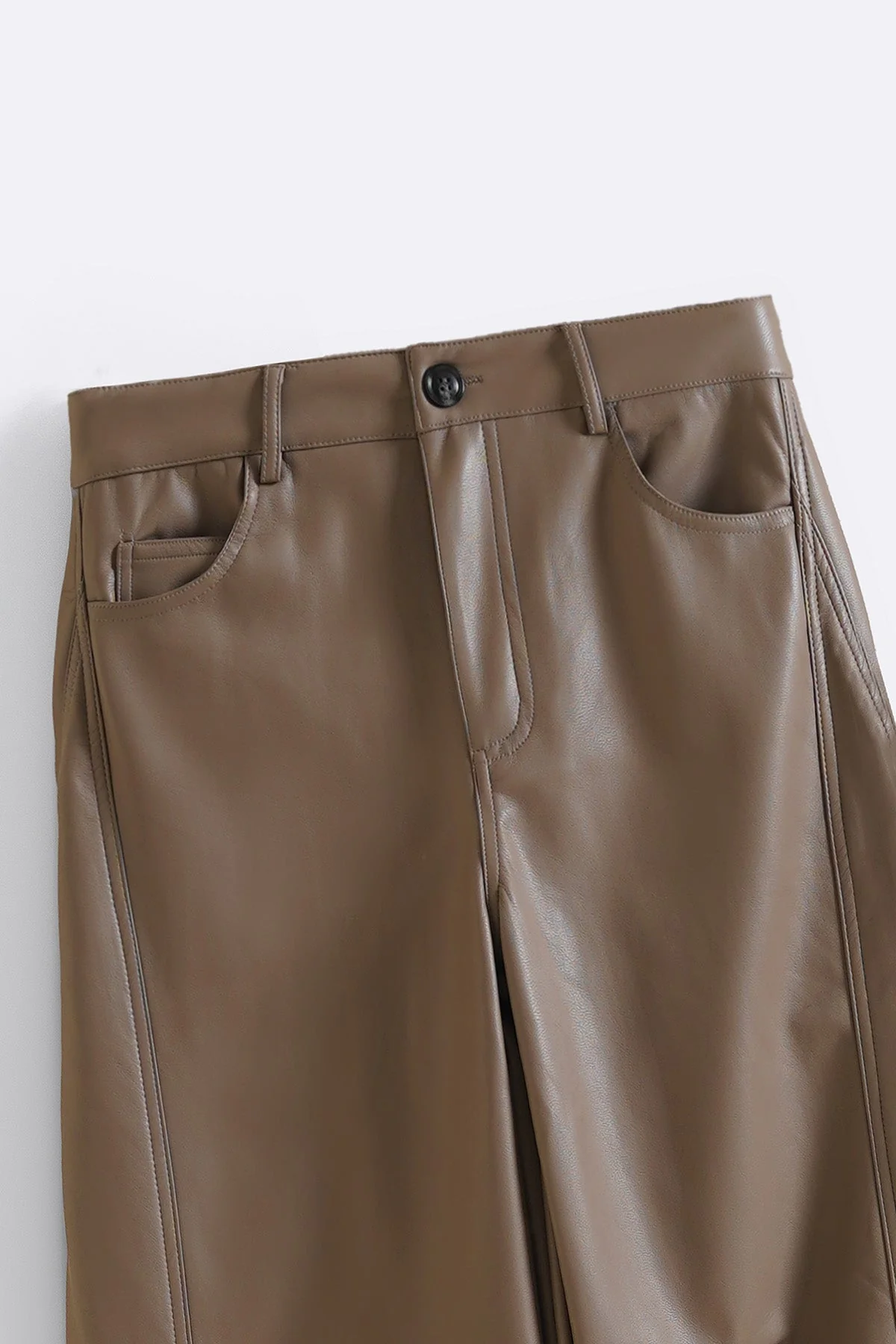 VEGAN LEATHER PANTS - Image 2