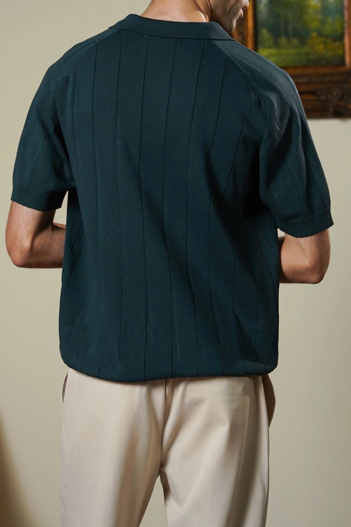 VERTICAL TEXTURED POLO - Image 5
