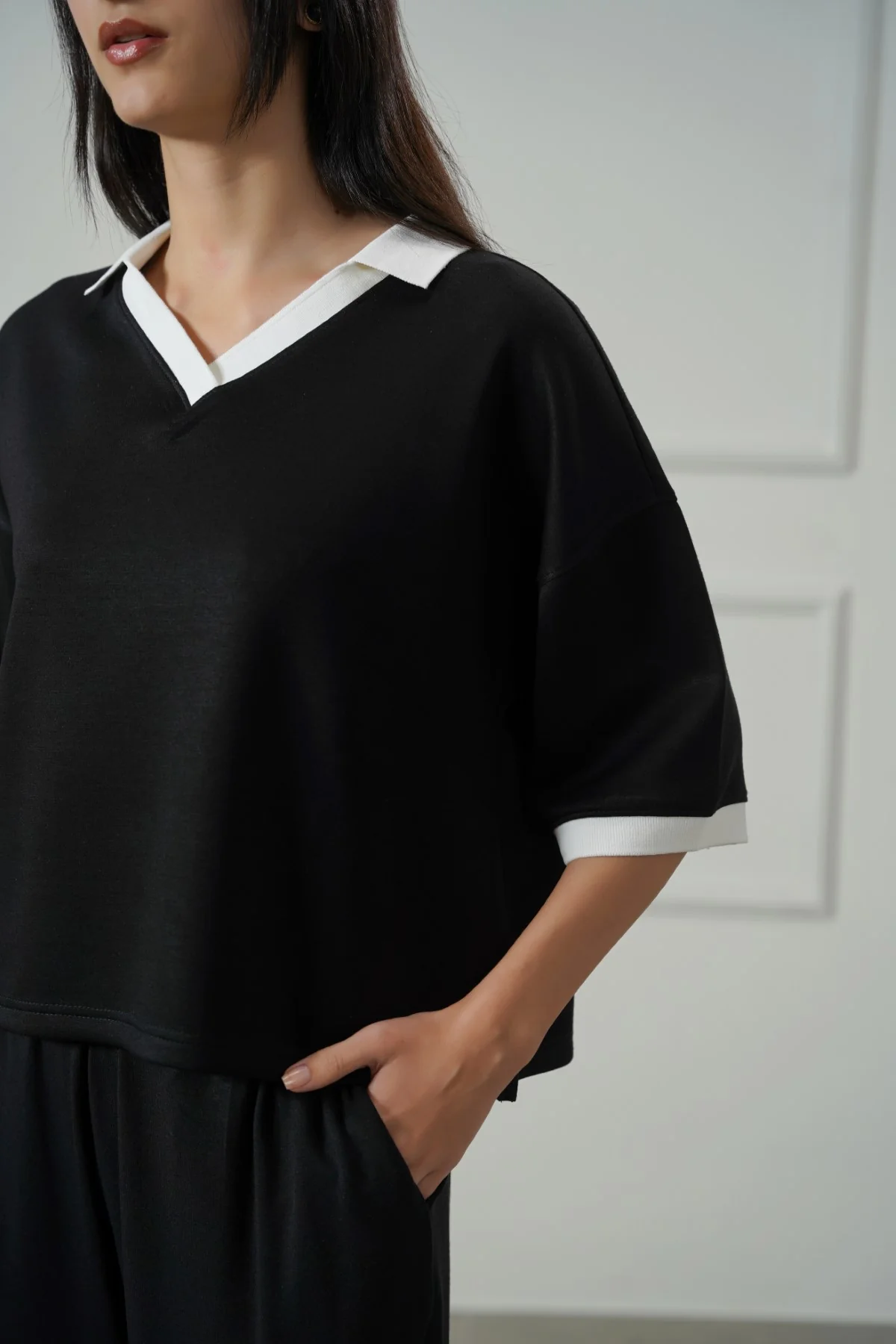 VINTAGE CONTRAST POLO - Image 3