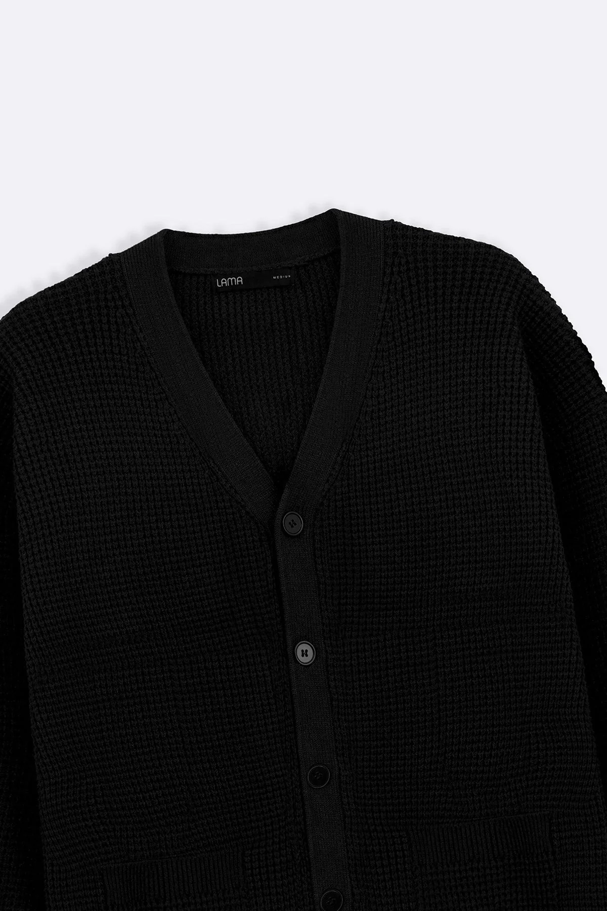 WAFFLE KNIT CARDIGAN - Image 7