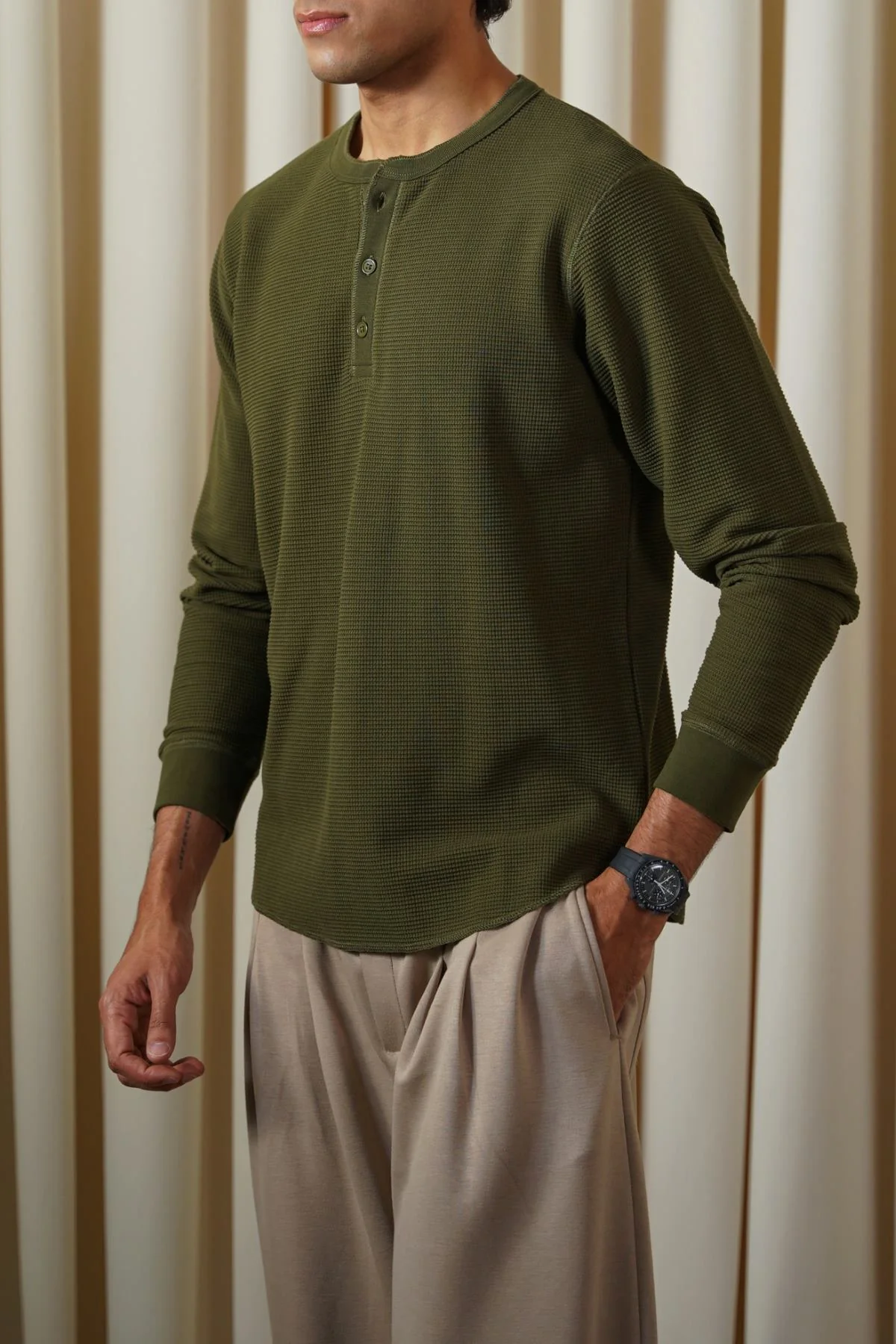 WAFFLE KNIT T-SHIRT - Image 6