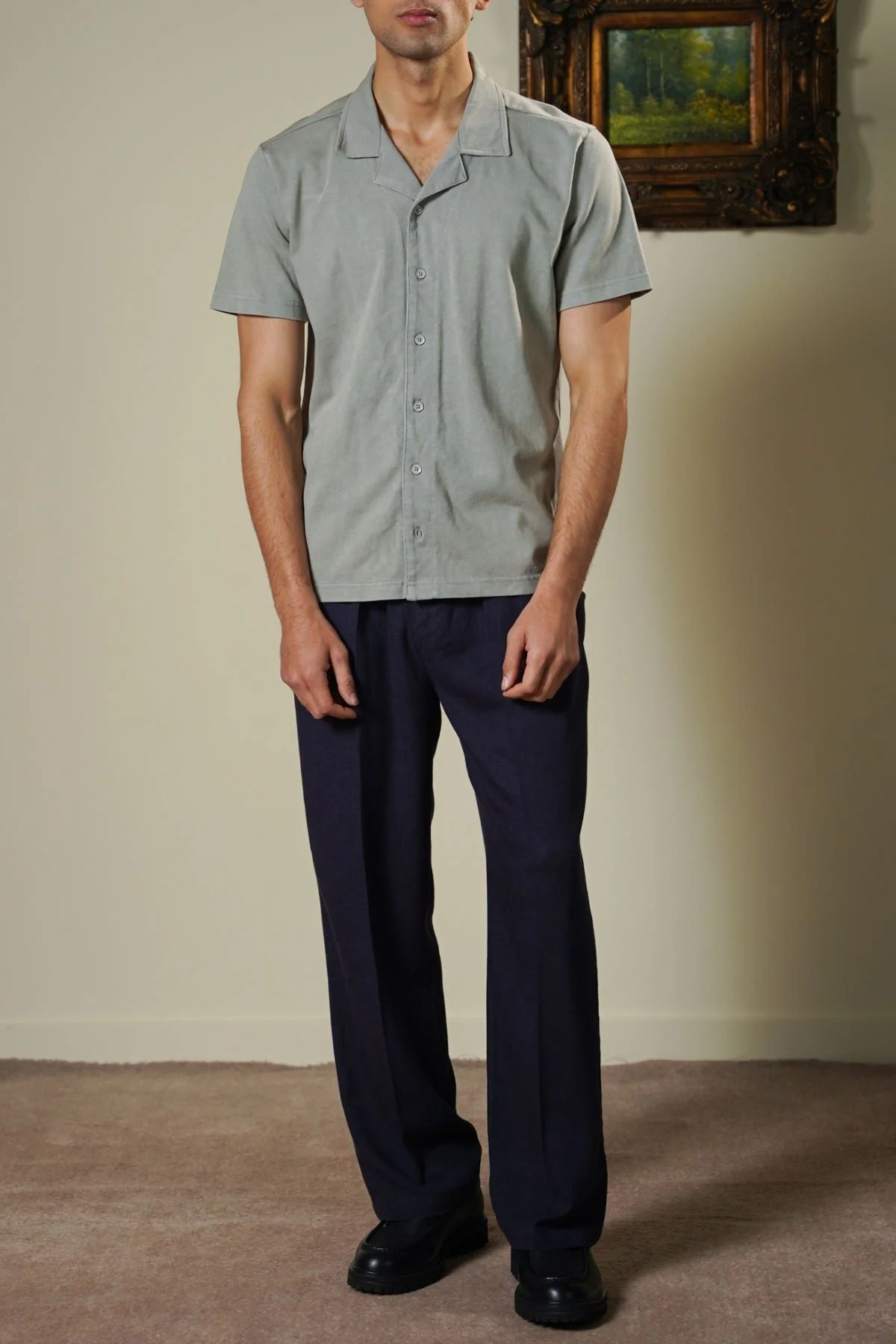 WASHED EFFECT SAFARI SHIRT - Image 3