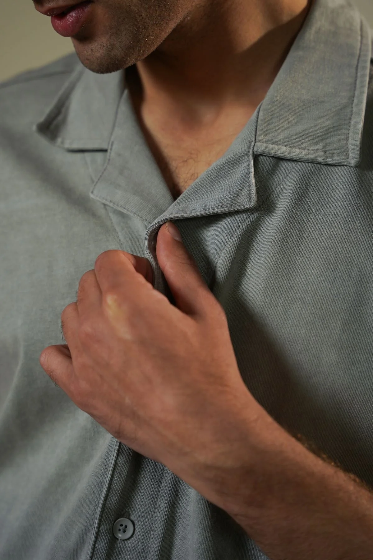 WASHED EFFECT SAFARI SHIRT - Image 4