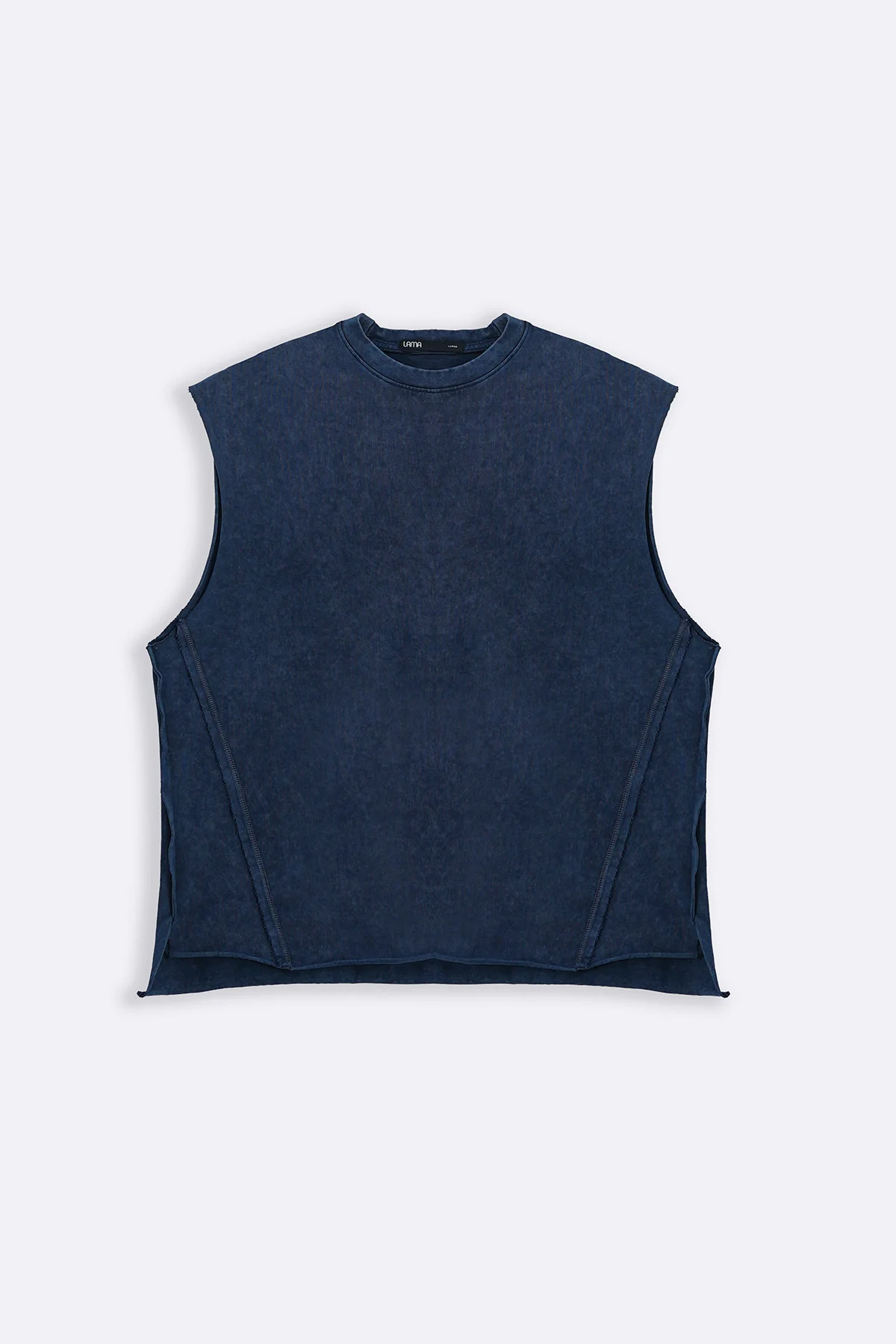 WASHED EFFECT SLEEVELESS TEE - Image 2