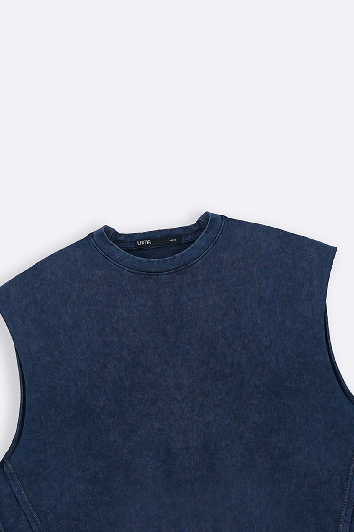 WASHED EFFECT SLEEVELESS TEE - Image 6
