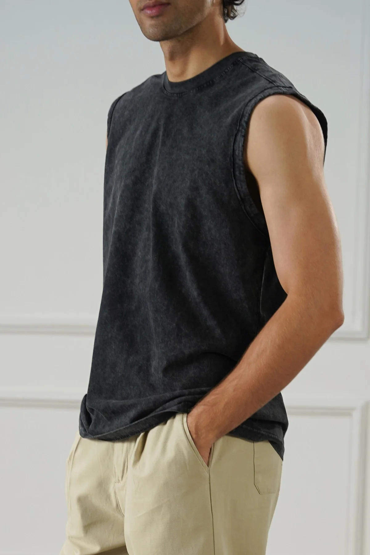 WASHED EFFECT TANK TOP